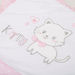 Juniors Kitty Embroidered Cradle Quilt Nest Bag-Baby Bedding-thumbnail-1