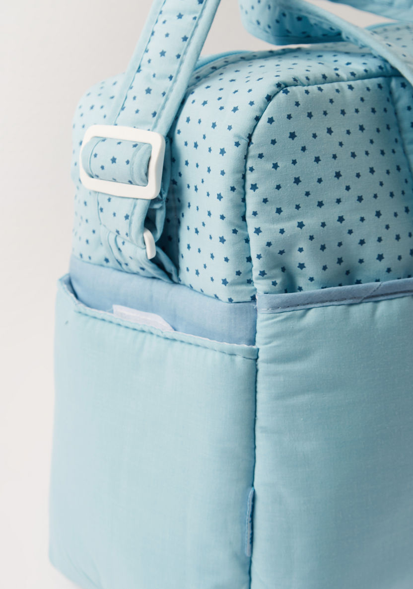 Juniors Space Fun Embroidered Diaper Bag with Zip Closure-Diaper Bags-image-2