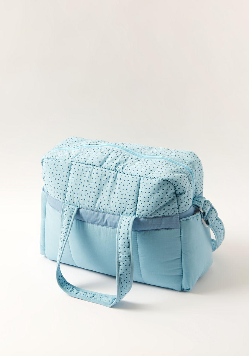 Juniors Space Fun Embroidered Diaper Bag with Zip Closure-Diaper Bags-image-4