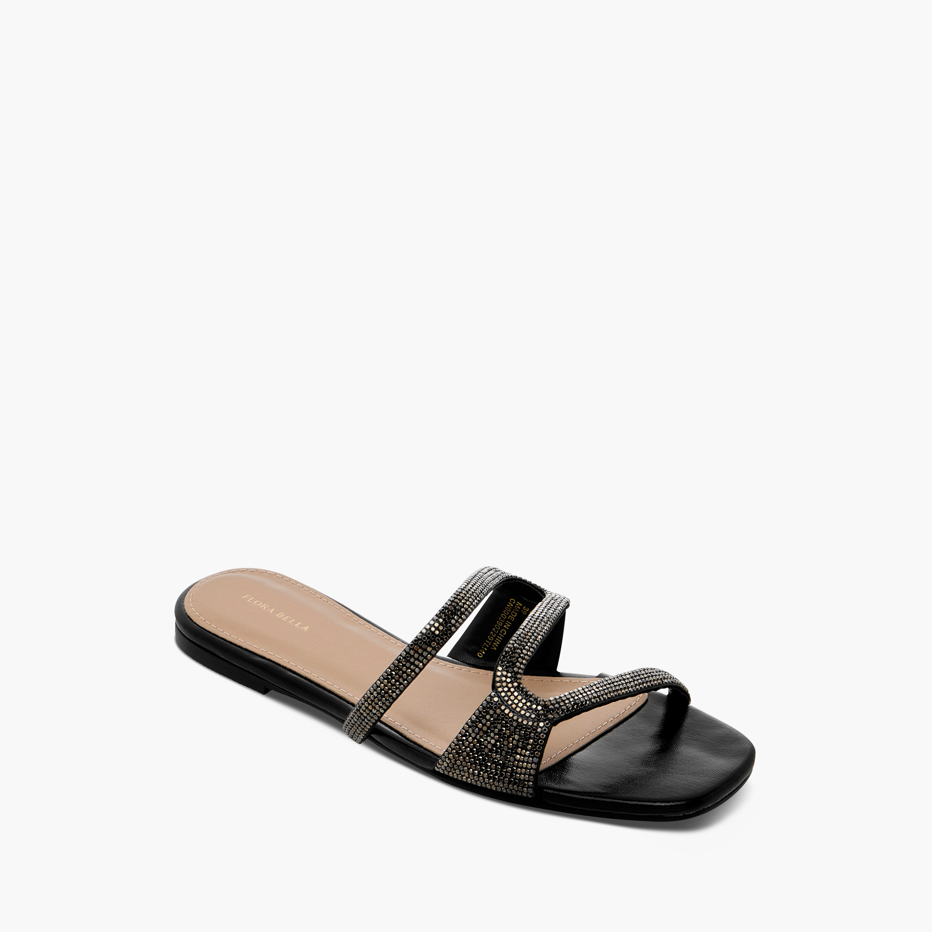 Flora Bella Embellished Slip-On Sandals-women-shoes-flats-sandals-image-2