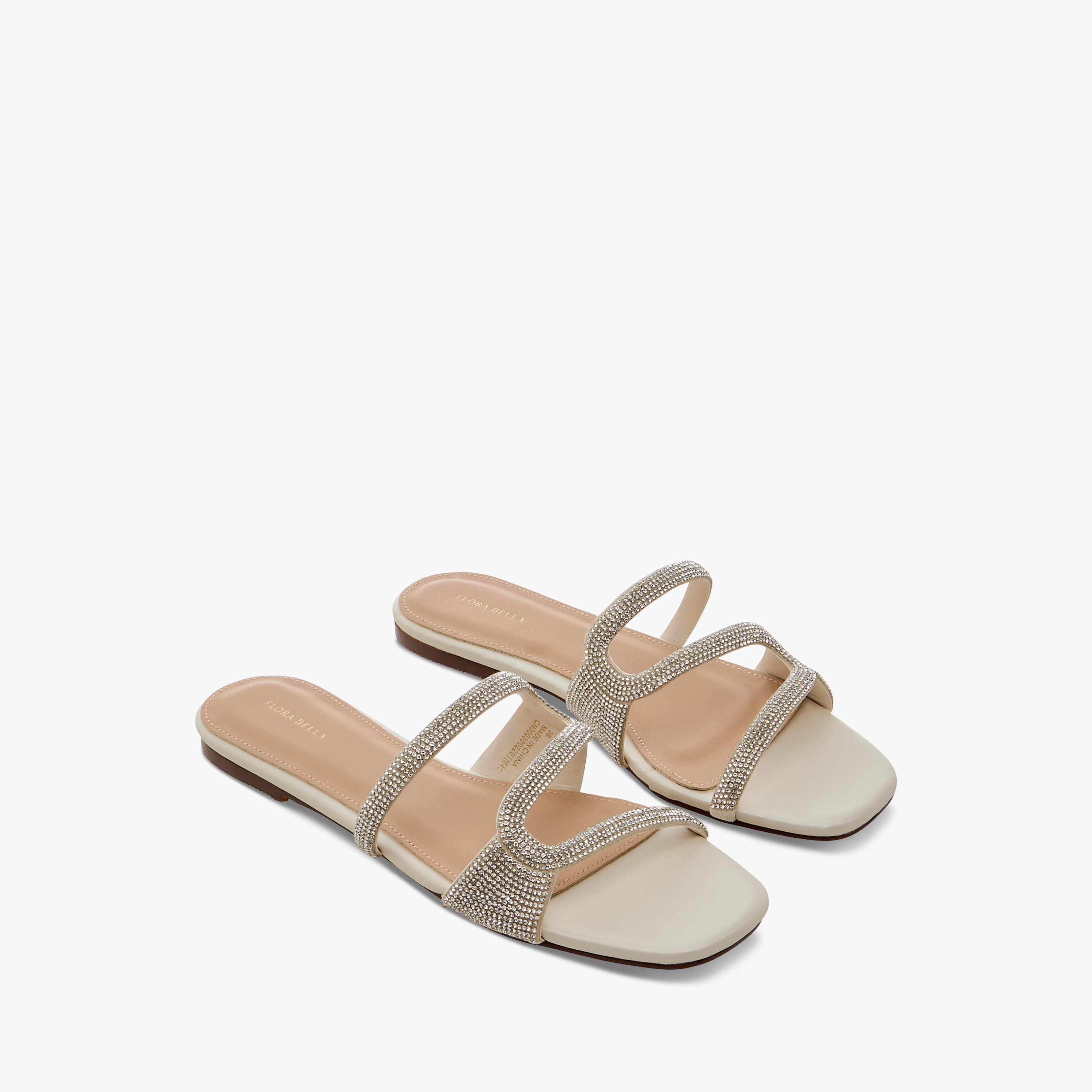 Flora Bella Embellished Slip-On Sandals-women-shoes-flats-sandals-image-1