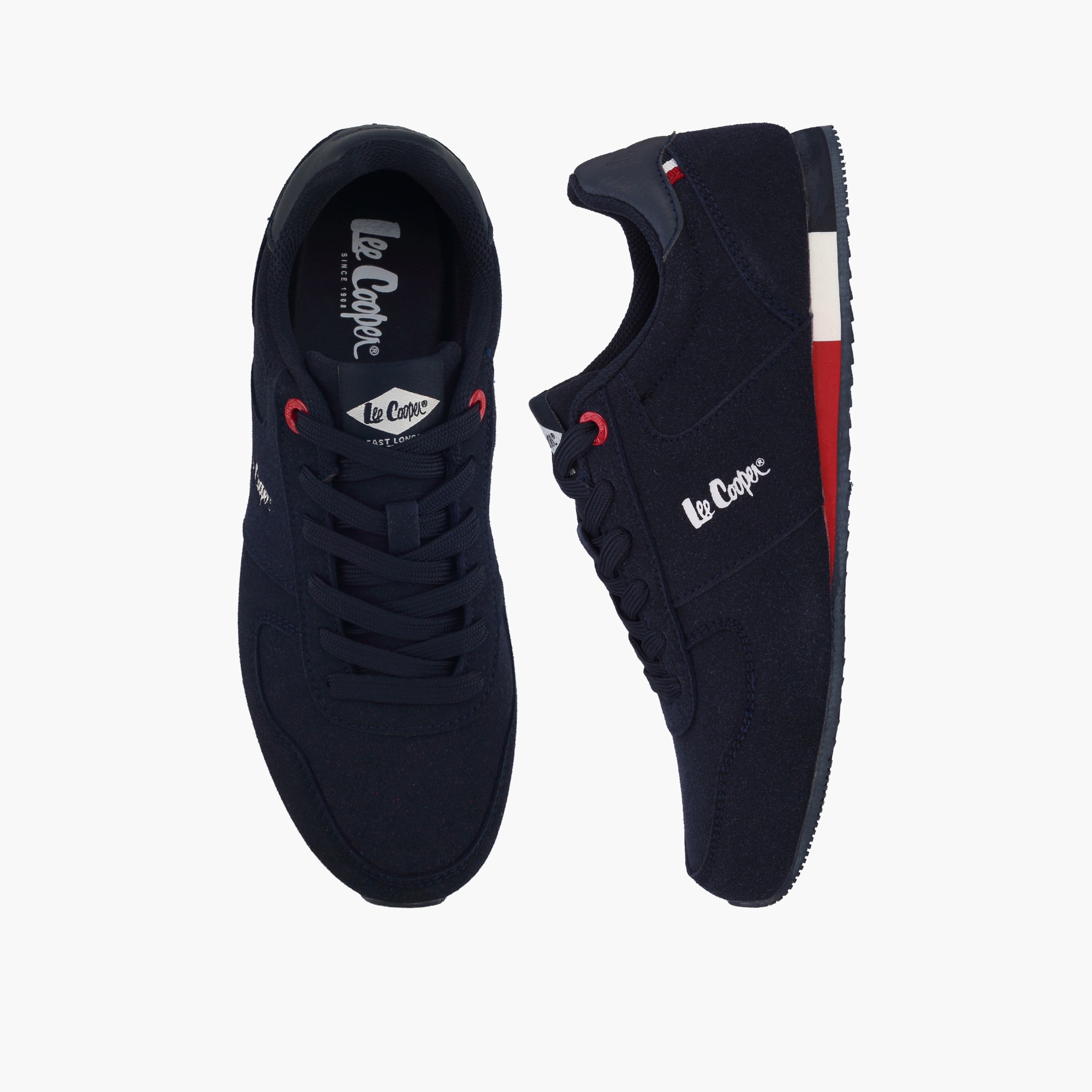 Lee Cooper Women Logo Print Lace-Up Ankle Sneakers-women-shoes-sneakers-image-1