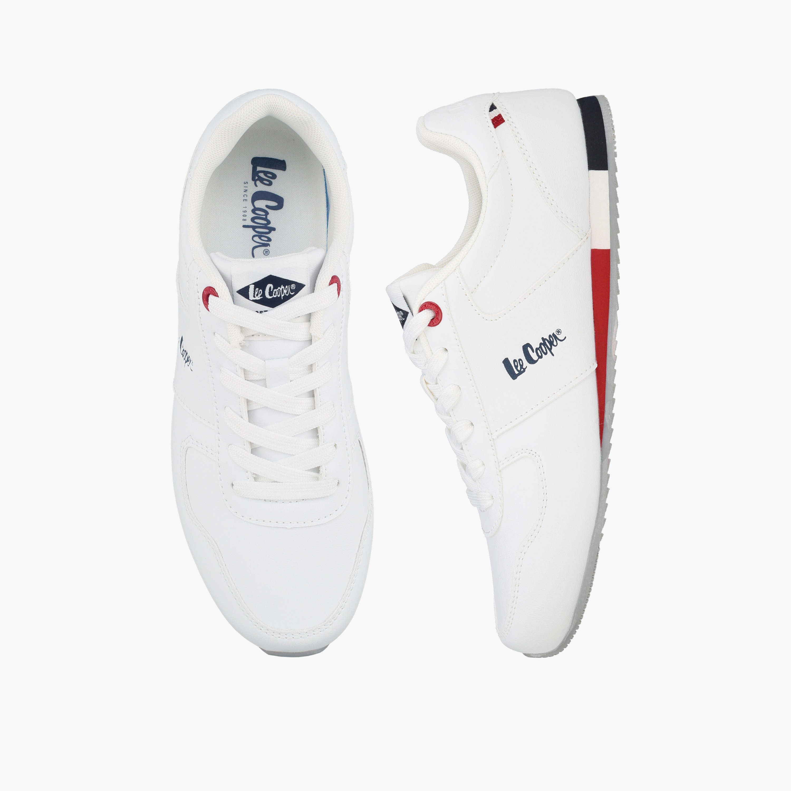 حذاء سنيكرز طول الكاحل برباط وطبعات الشعار للنساء من لي كوبر-women-shoes-sneakers-image-1