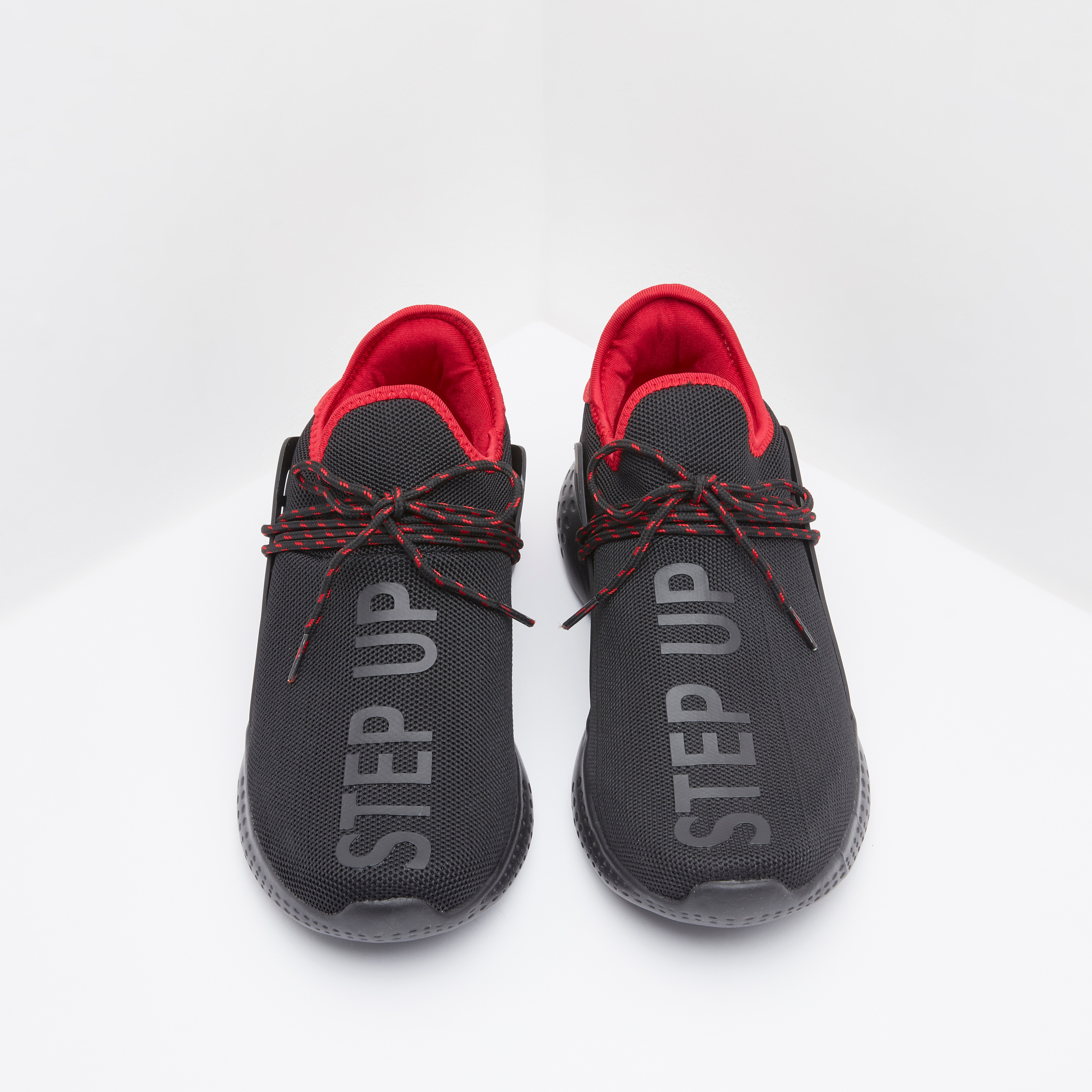 Printed Huarache Shoes with Lace-Up Closure-sports-men-shoes-image-2