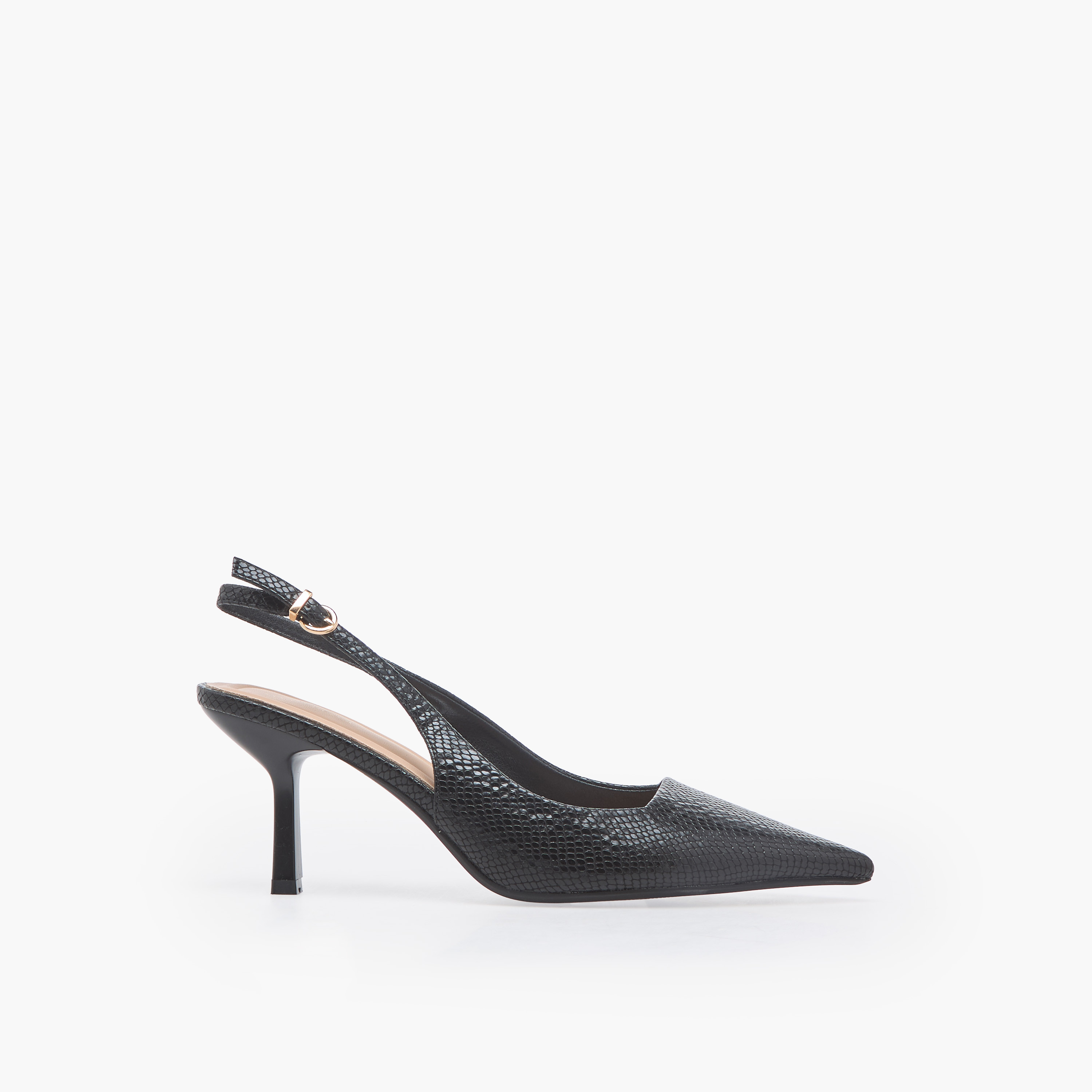 حذاء ميول بارز الملمس ومقدمة مدببة للنساء من فلورا بيلا-women-shoes-sandals-heeled-image-3