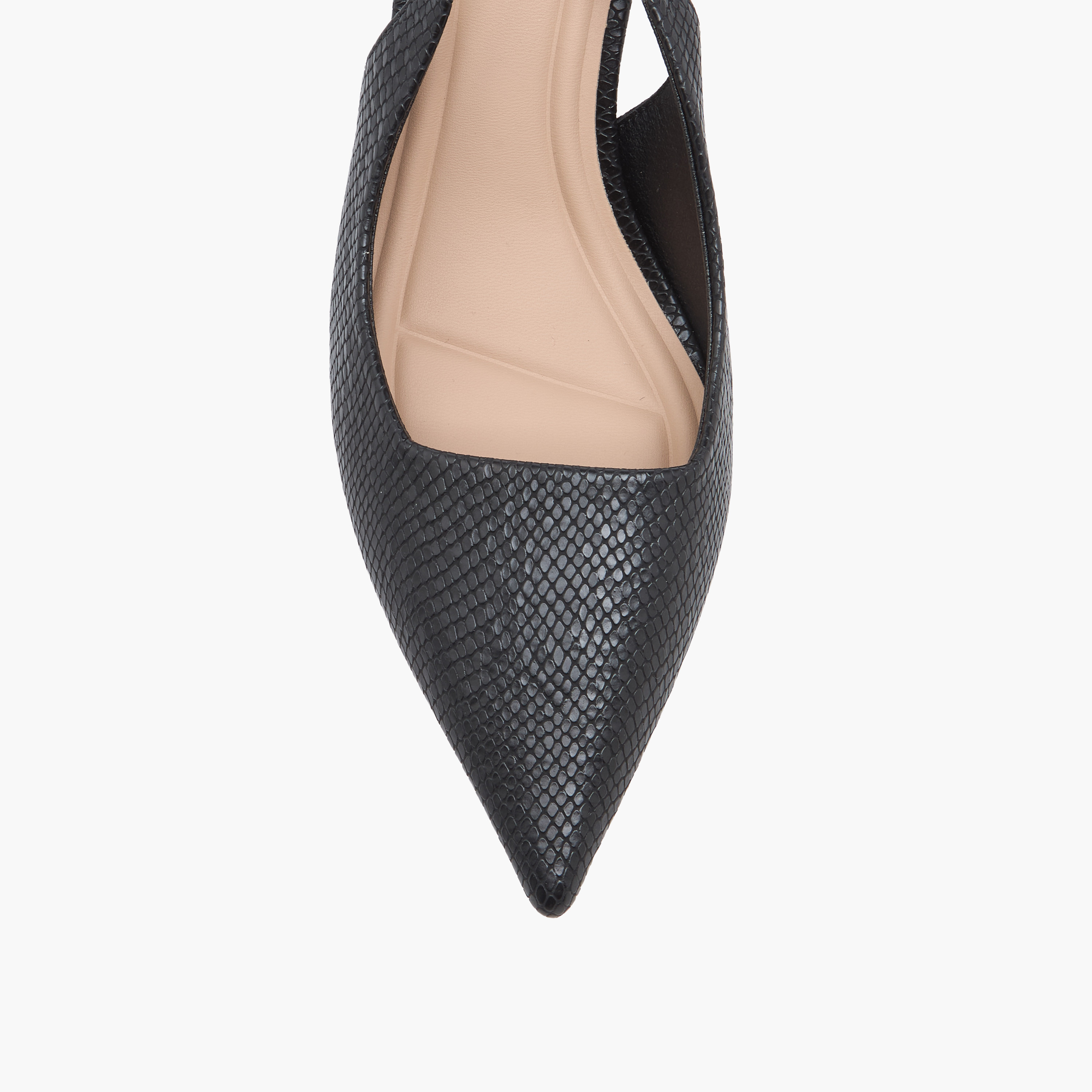 حذاء ميول بارز الملمس ومقدمة مدببة للنساء من فلورا بيلا-women-shoes-sandals-heeled-image-4