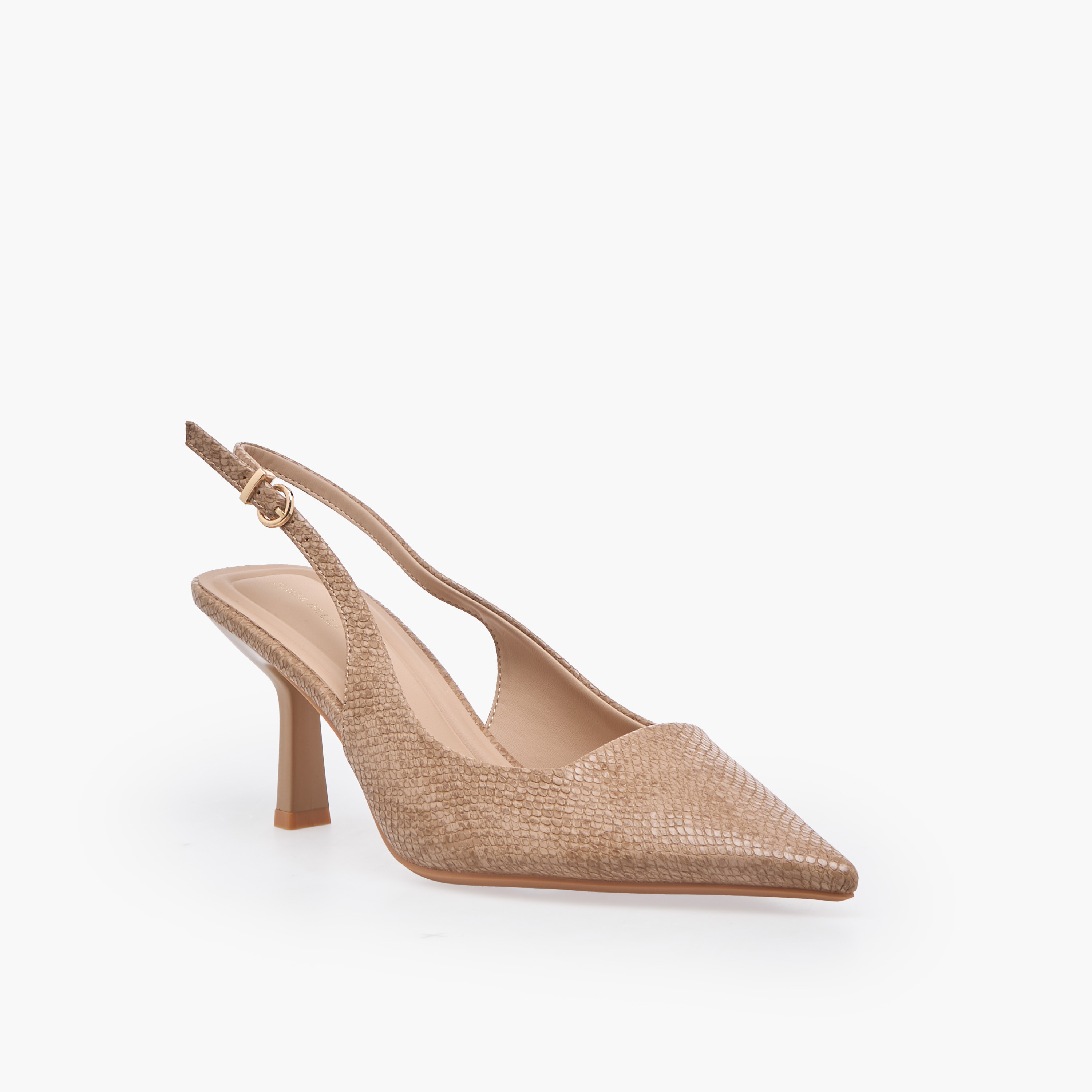 حذاء ميول بارز الملمس ومقدمة مدببة للنساء من فلورا بيلا-women-shoes-sandals-heeled-image-2
