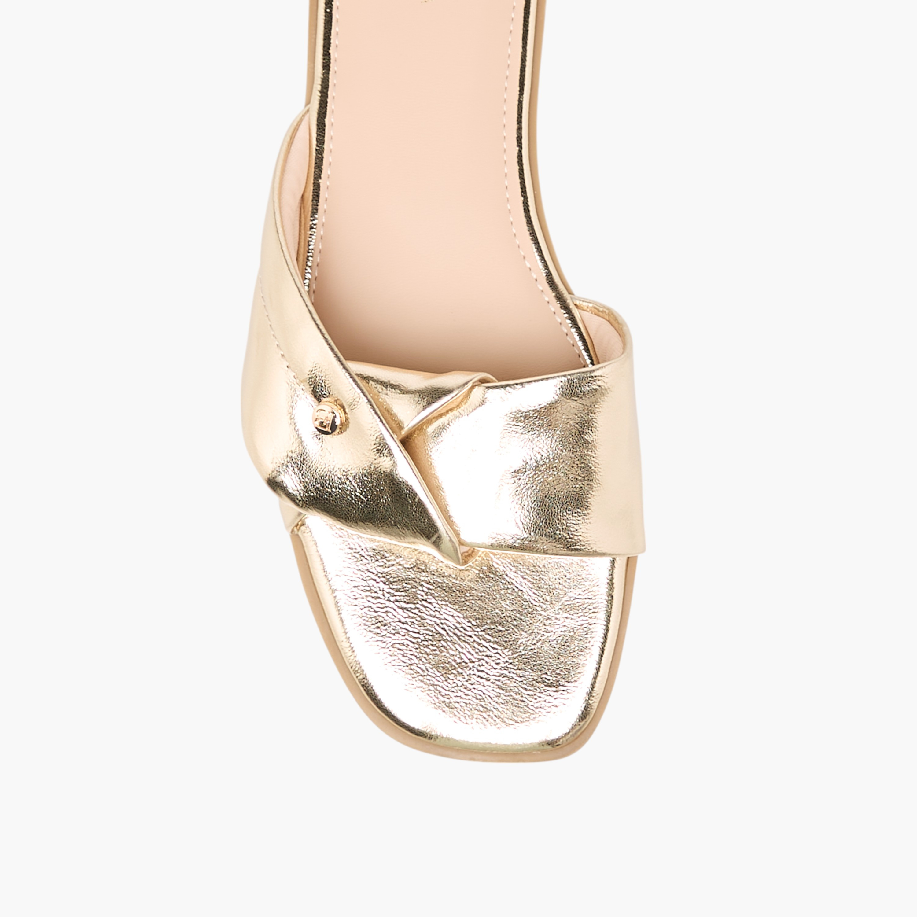 Flora Bella Solid Knot Detail Slip-On Flat Sandals-women-shoes-flats-sandals-image-4