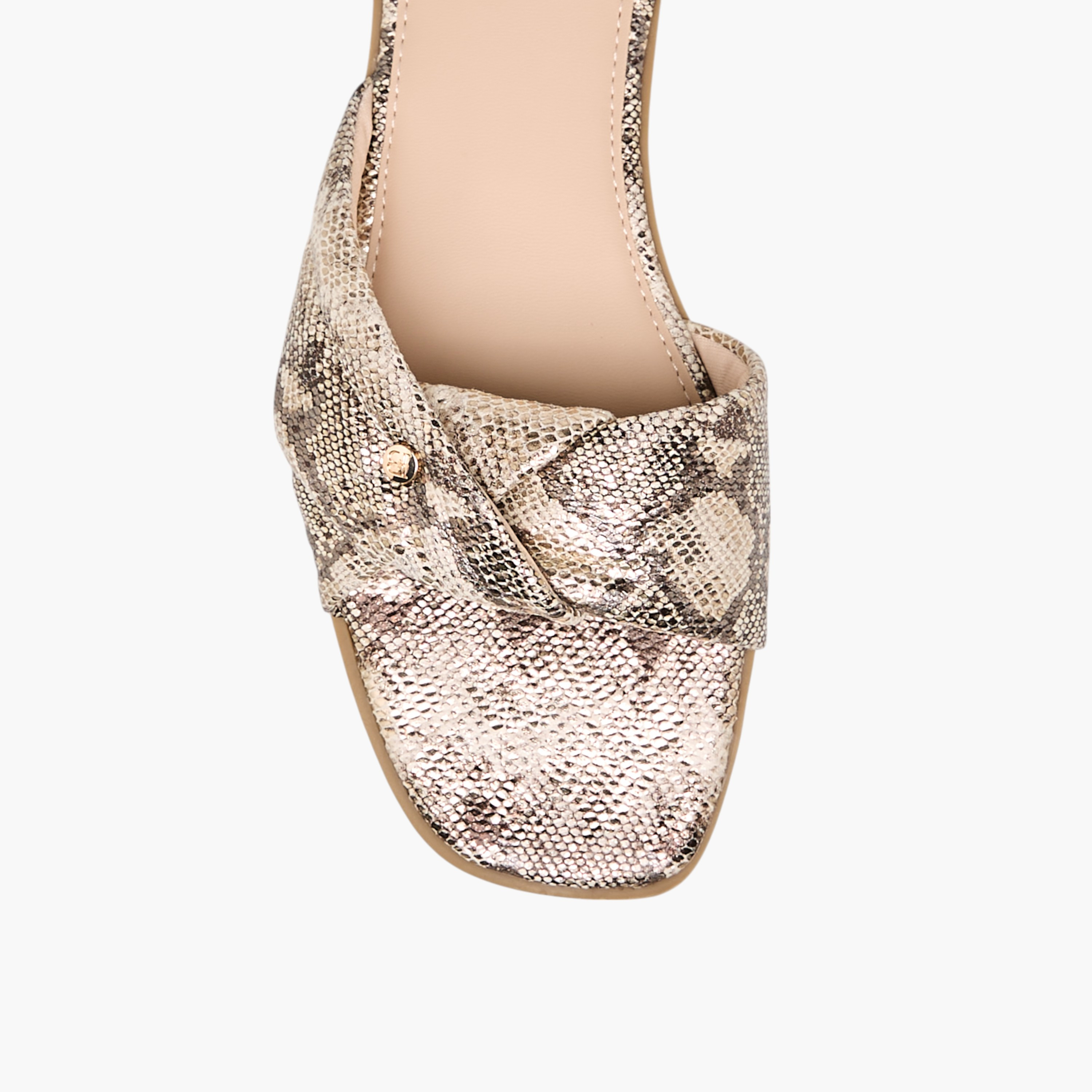 Flora Bella Animal Print Knot Detail Slip-On Flat Sandals-women-shoes-flats-sandals-image-4
