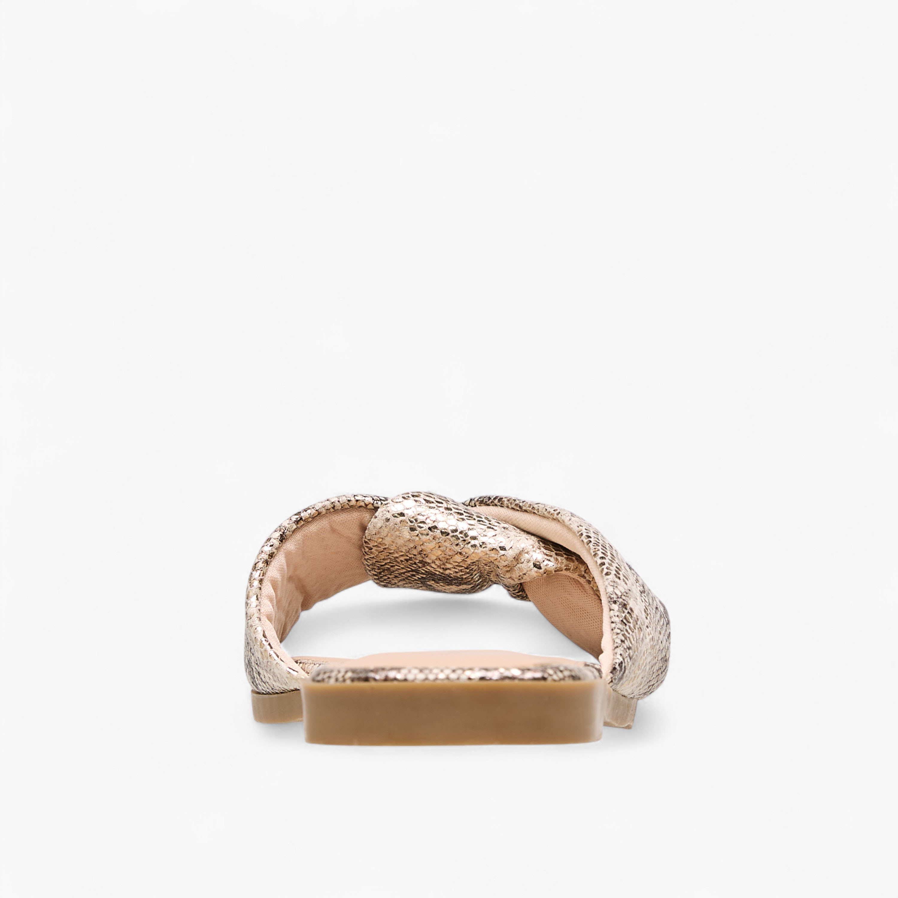 Flora Bella Animal Print Knot Detail Slip-On Flat Sandals-women-shoes-flats-sandals-image-5