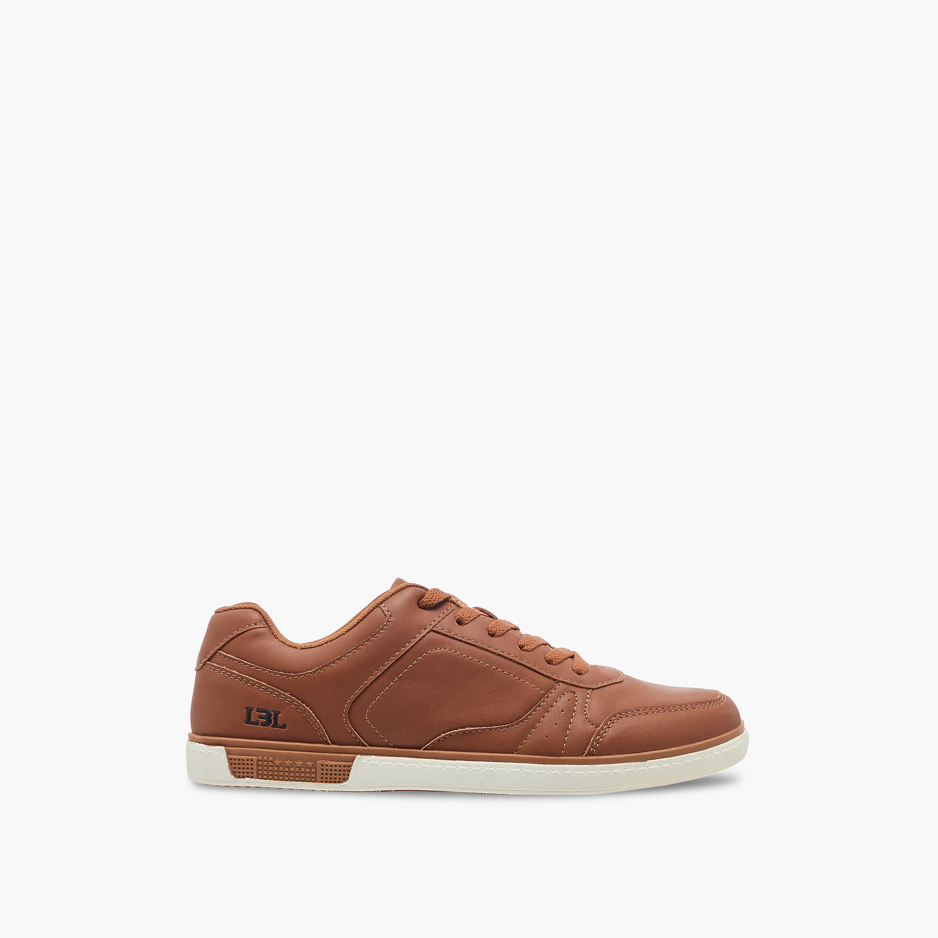 LBL by Shoexpress Panelled Ankle Sneakers with Lace-Up Closure-men-shoes-sneakers-image-3