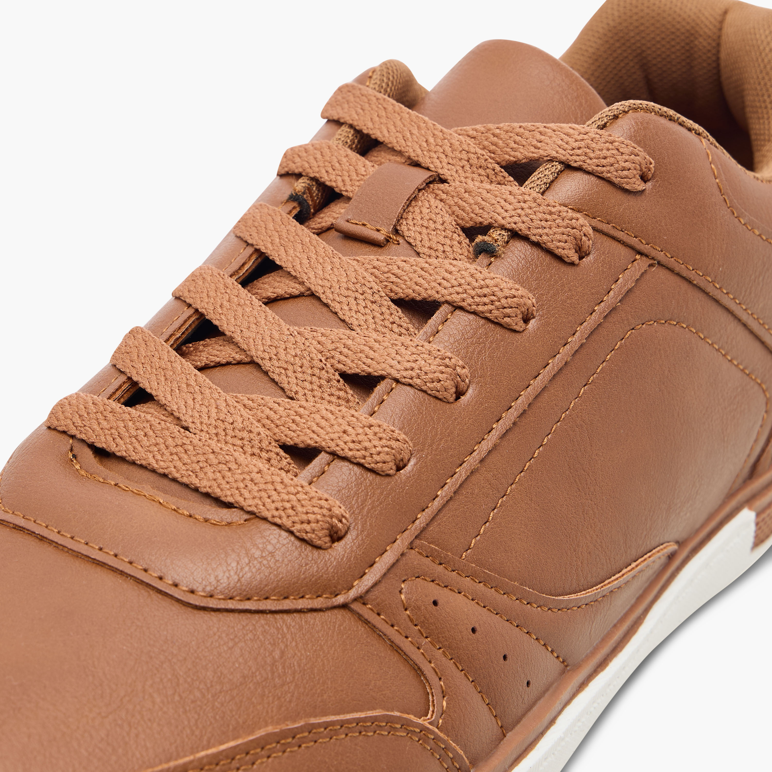 LBL by Shoexpress Panelled Ankle Sneakers with Lace-Up Closure-men-shoes-sneakers-image-4