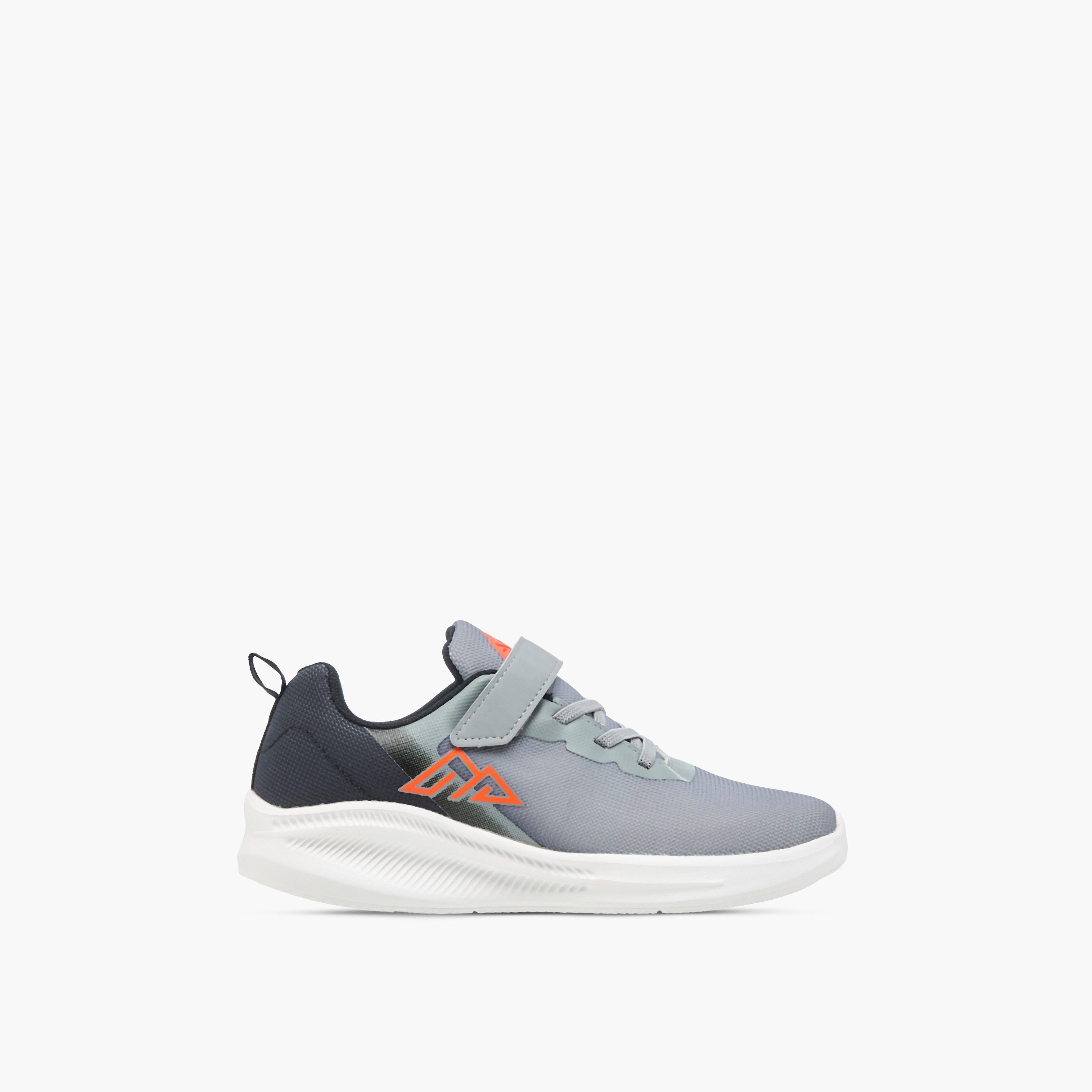 Oaklan by Shoexpress Colourblock Sports Shoes with Hook and Loop Closure-sports-boys-shoes-image-3