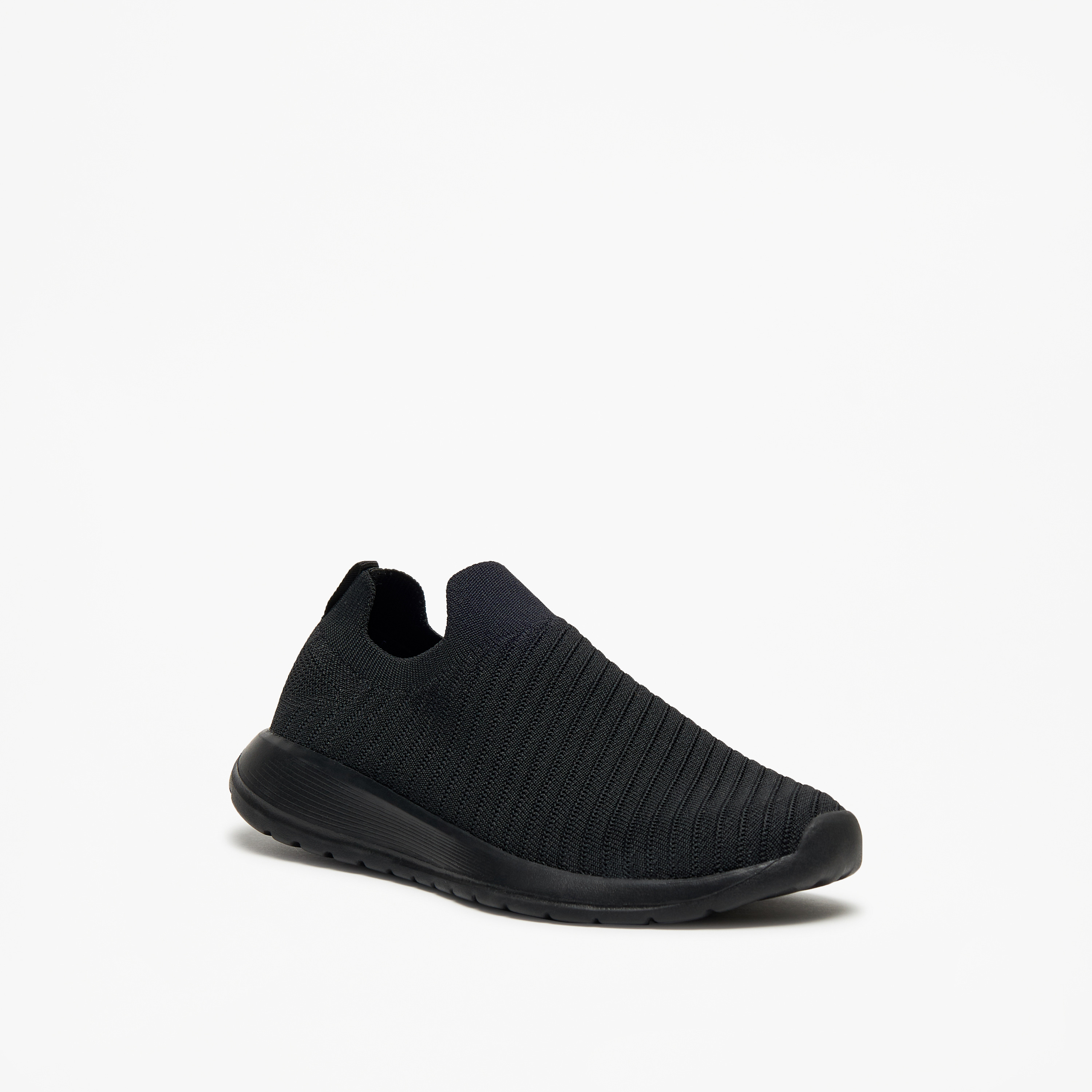 Oaklan by Shoexpress Textured Slip-On Walking Shoes-girls-shoes-sports-image-1