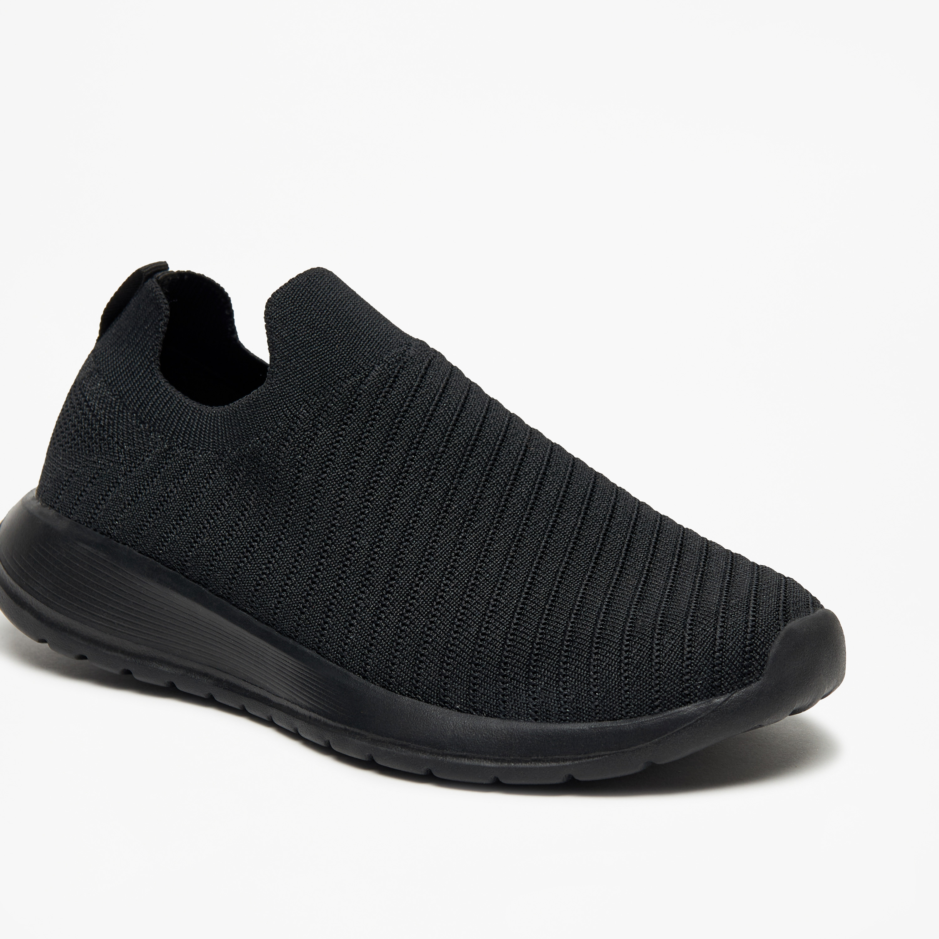 Oaklan by Shoexpress Textured Slip-On Walking Shoes-girls-shoes-sports-image-5