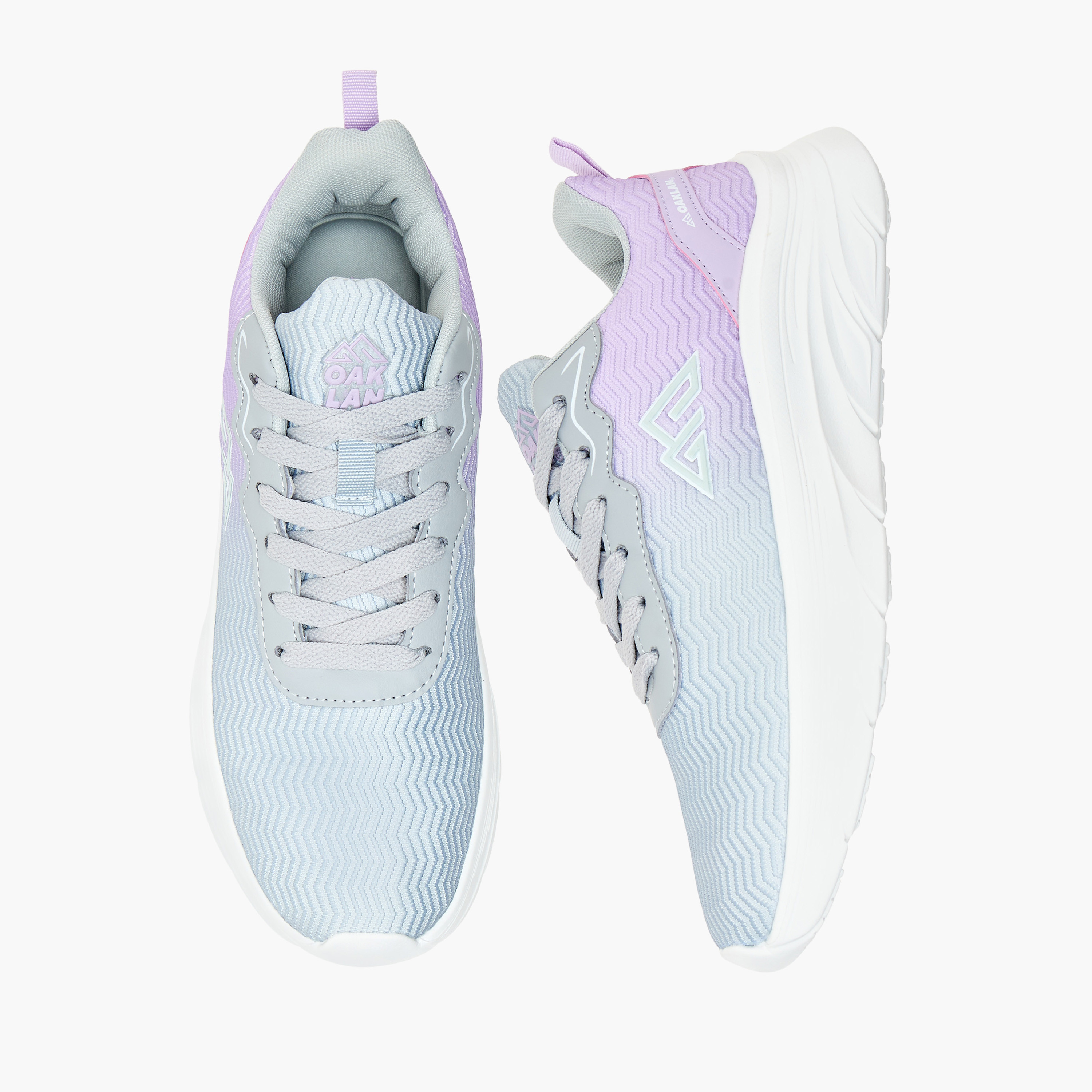 Oaklan by Shoexpress Ombre Shoes with Lace-Up Closure-sports-women-shoes-image-1