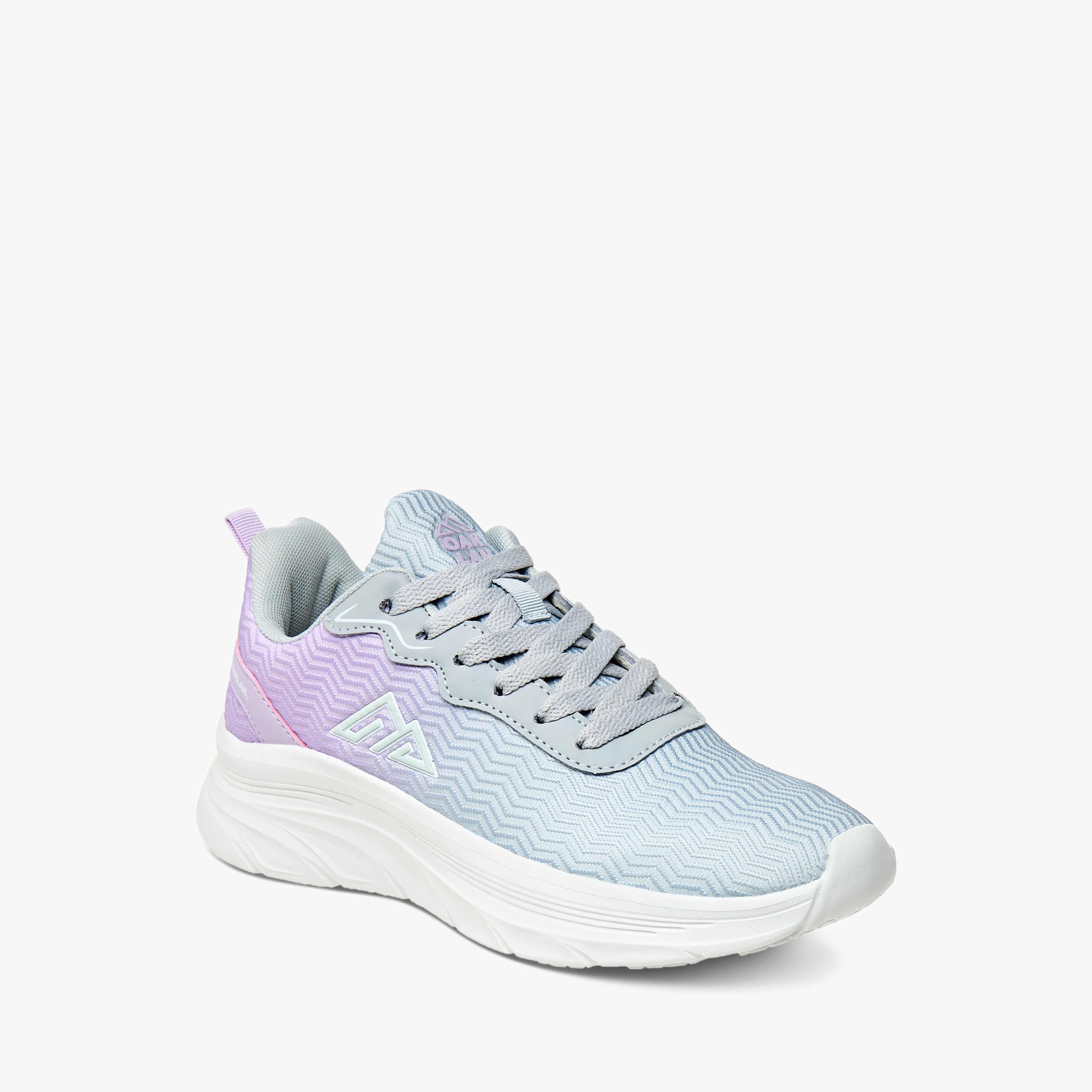Oaklan by Shoexpress Ombre Shoes with Lace-Up Closure-sports-women-shoes-image-2