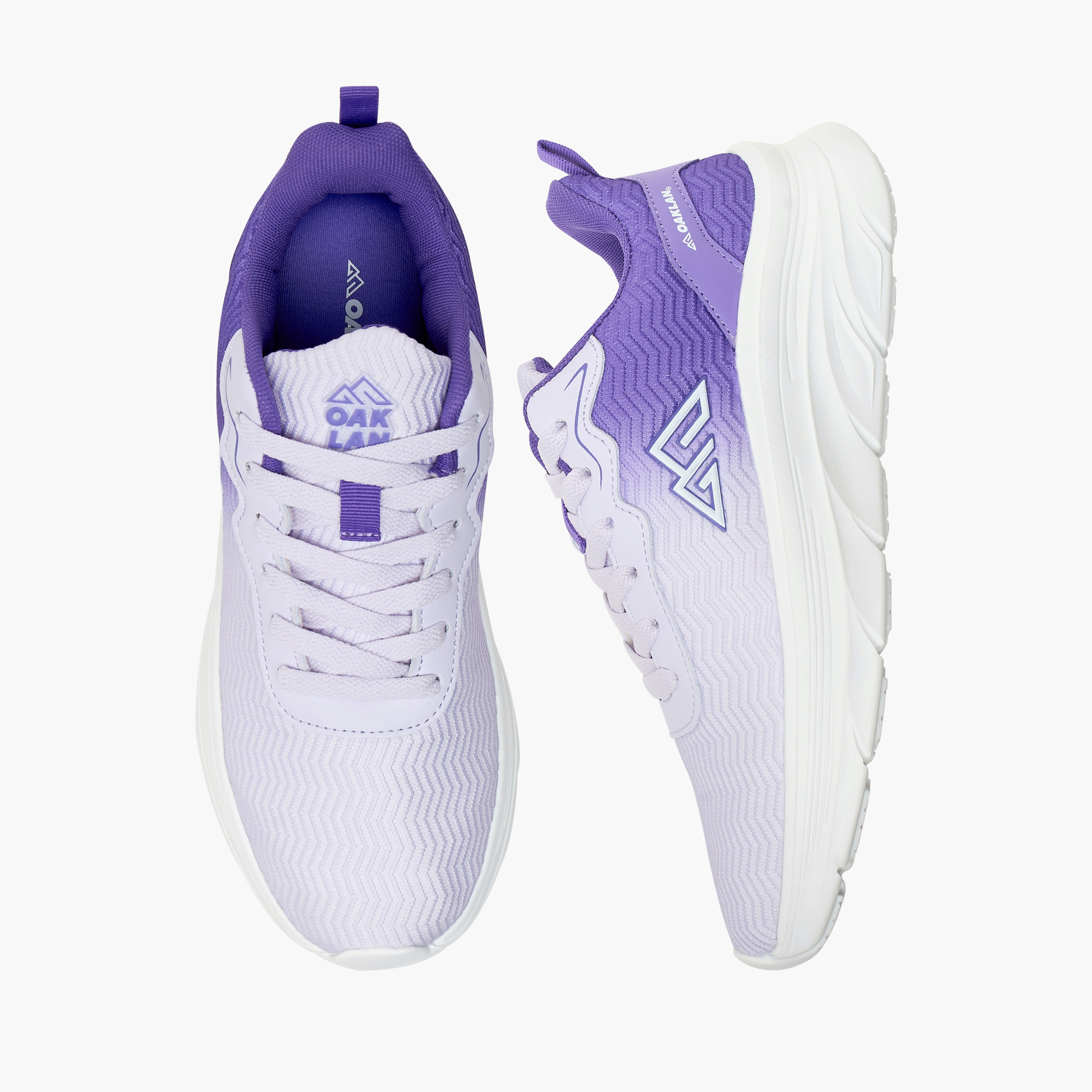 Oaklan by Shoexpress Ombre Shoes with Lace-Up Closure-sports-women-shoes-image-1