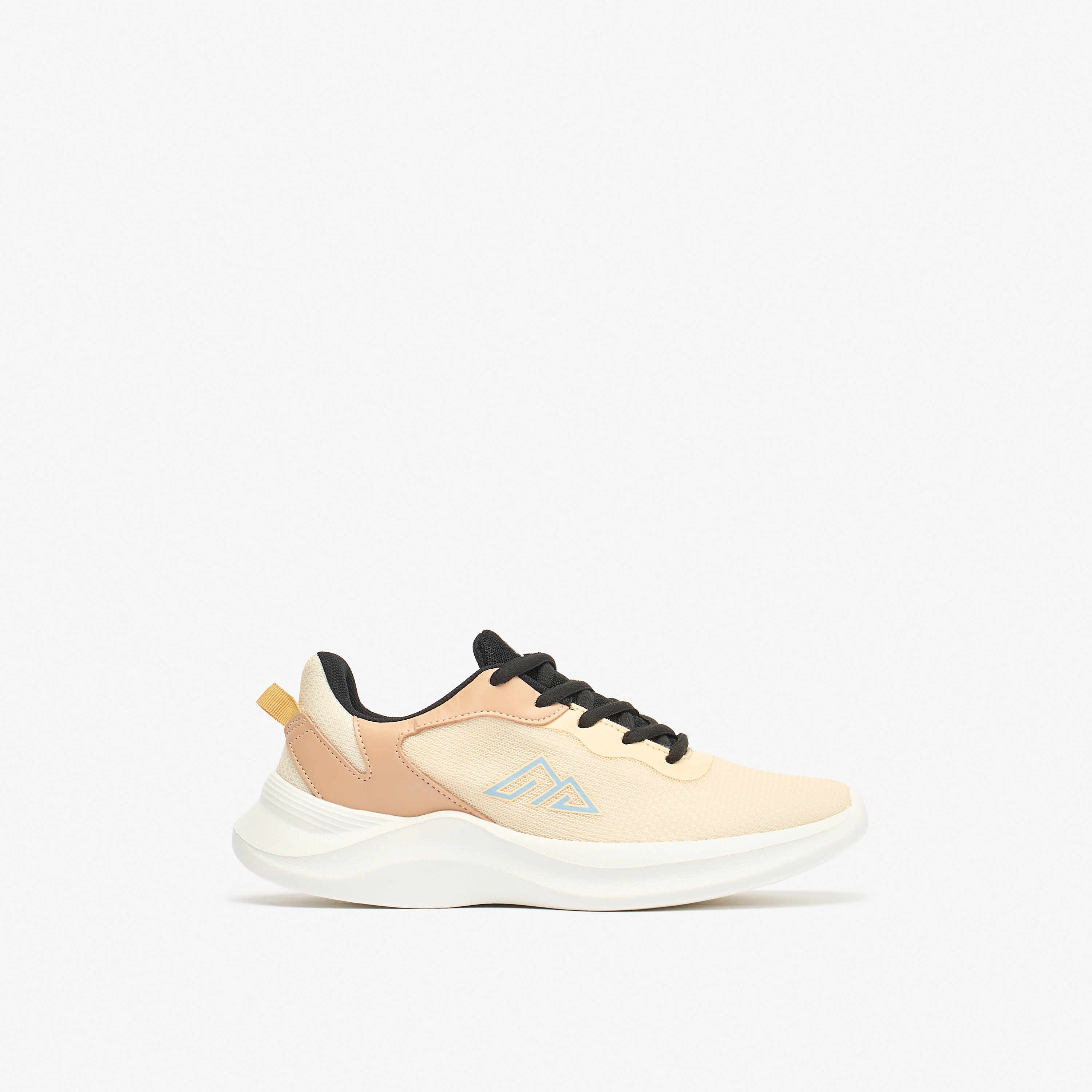 Oaklan by Shoexpress Textured Lace-Up Sports Shoes with Pull Tabs-sports-women-shoes-image-3