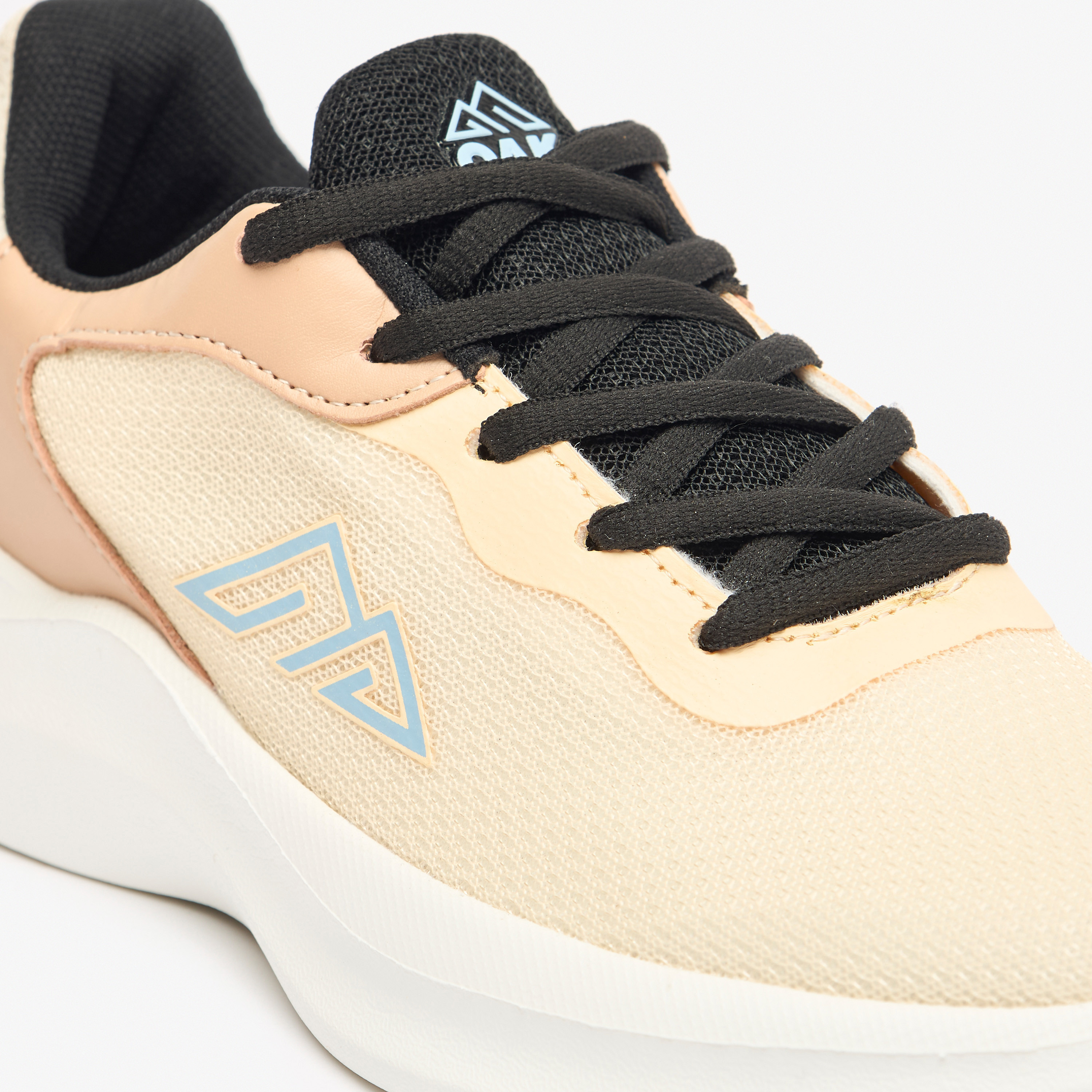 Oaklan by Shoexpress Textured Lace-Up Sports Shoes with Pull Tabs-sports-women-shoes-image-10