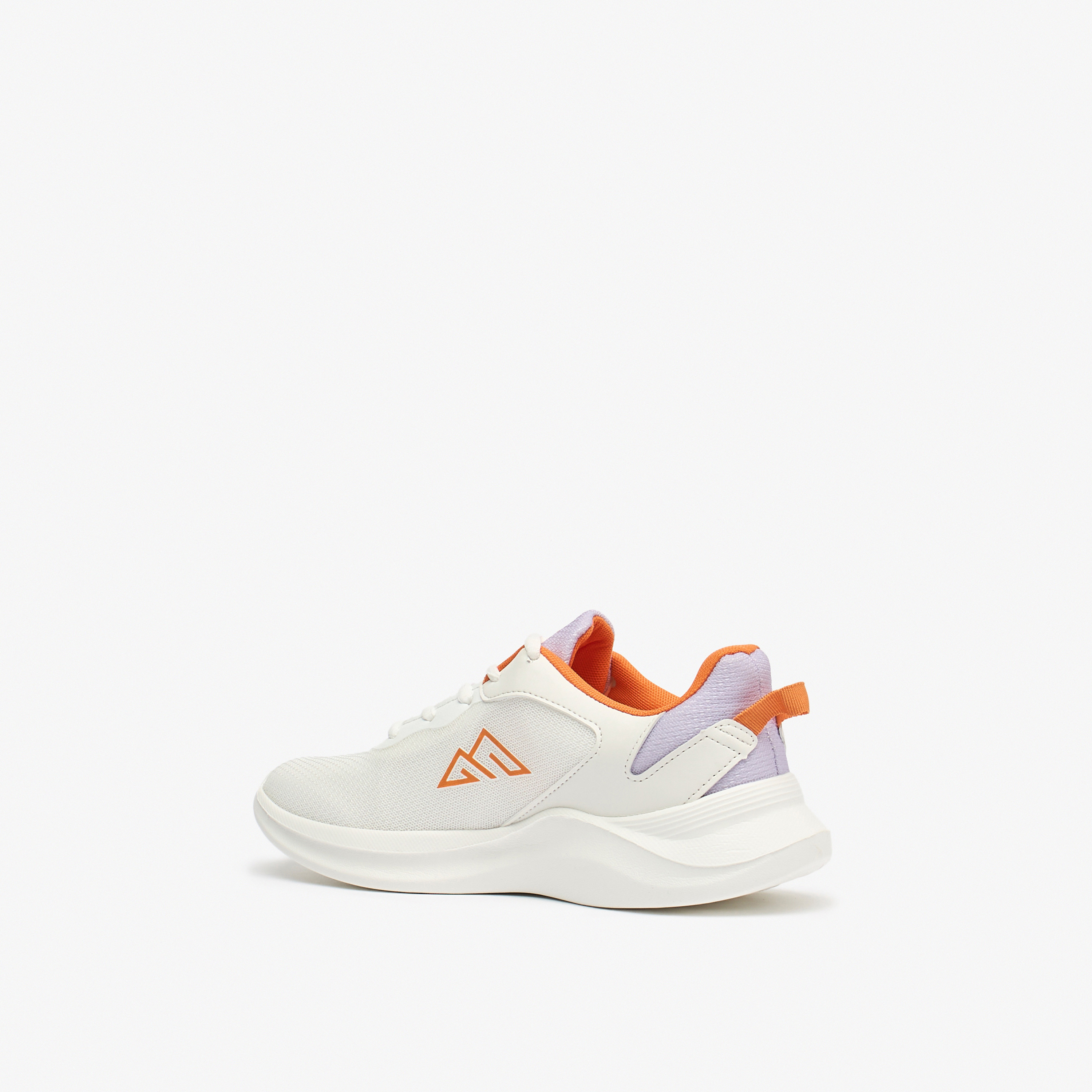 Oaklan by Shoexpress Textured Lace-Up Sports Shoes with Pull Tabs-sports-women-shoes-image-2