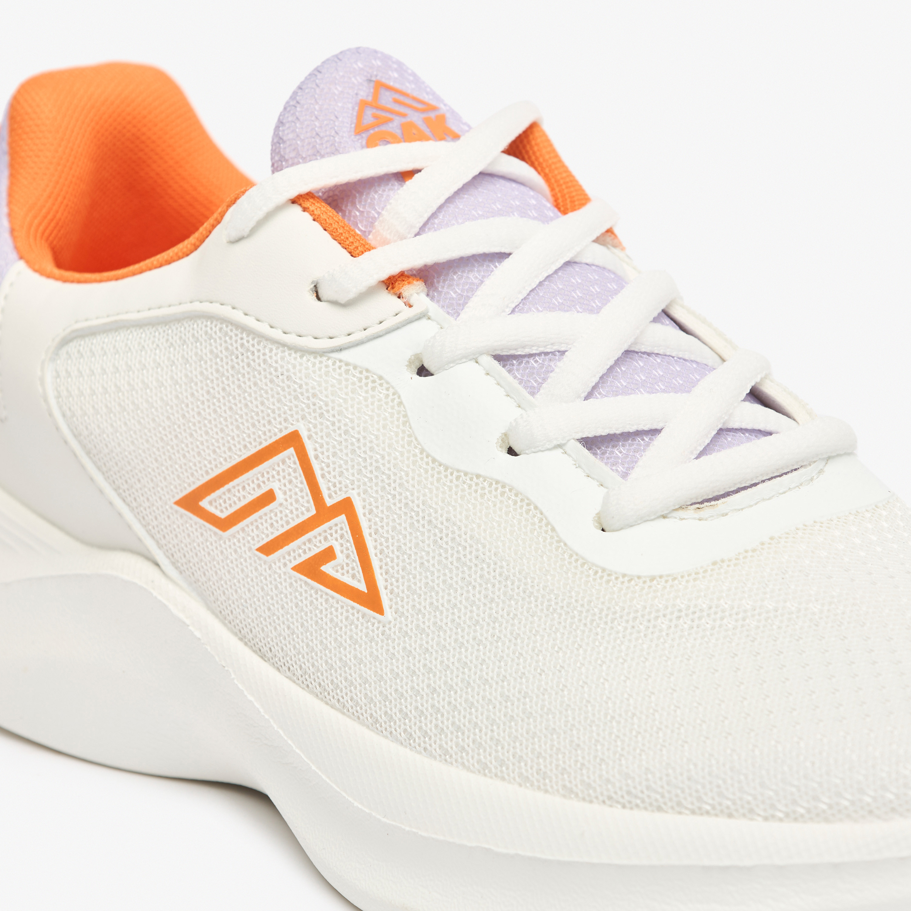 Oaklan by Shoexpress Textured Lace-Up Sports Shoes with Pull Tabs-sports-women-shoes-image-5