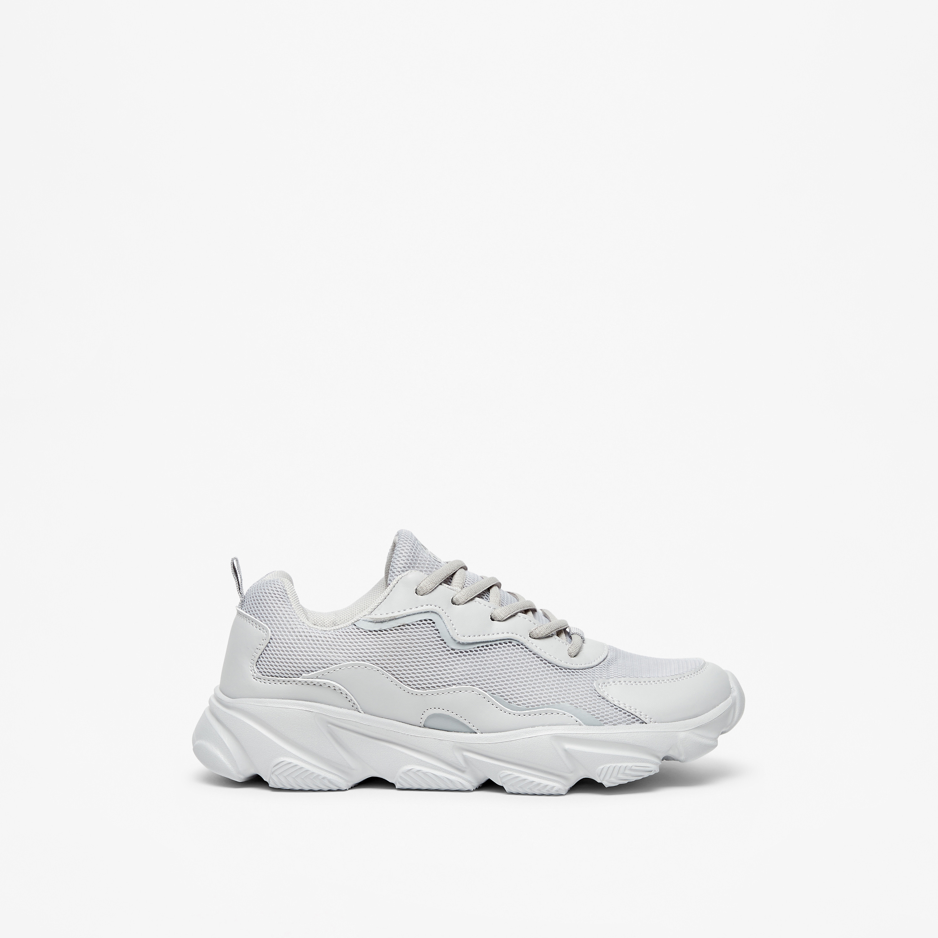 Oaklan by Shoexpress Panelled Lace-Up Sports Shoes-sports-women-shoes-image-3