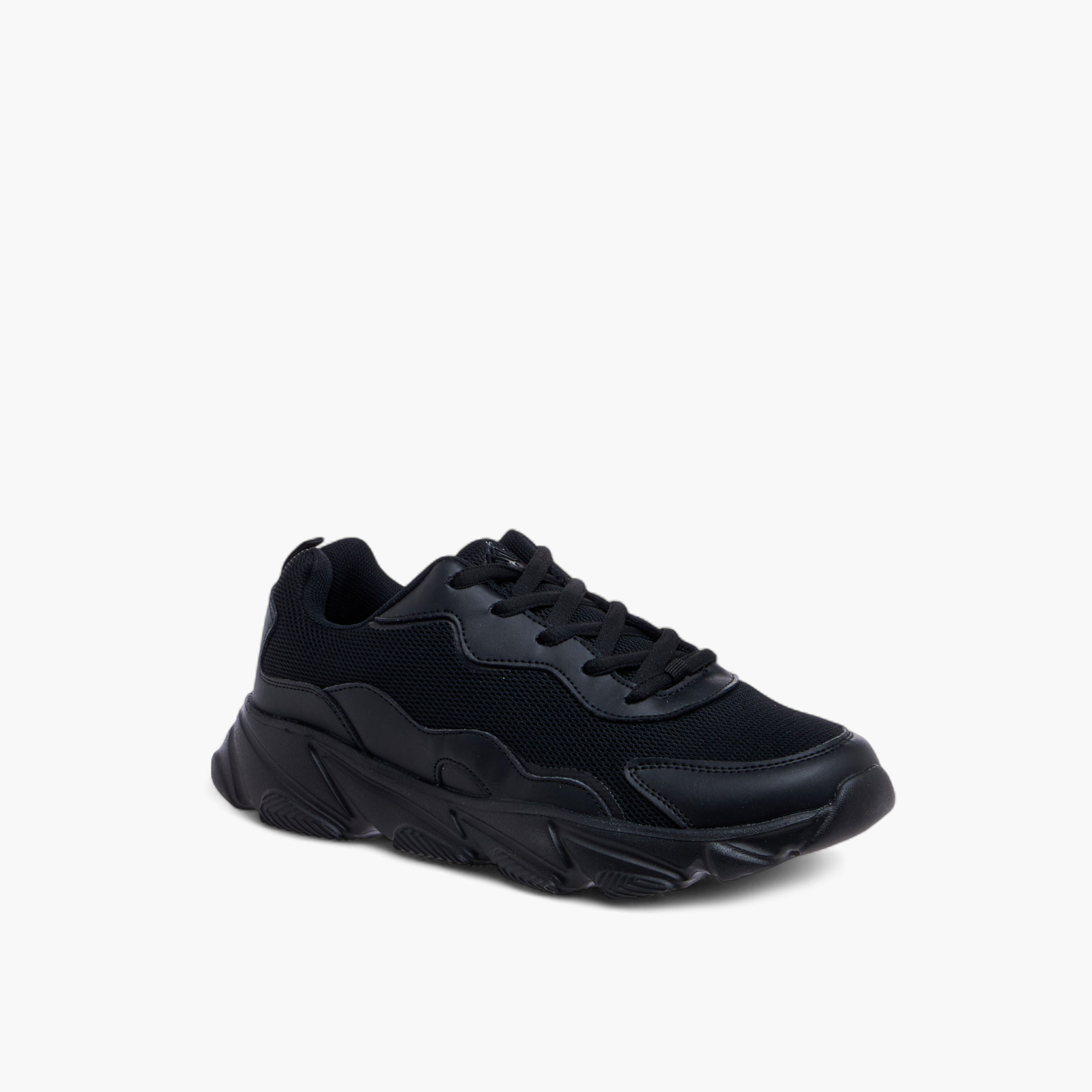 Oaklan by Shoexpress Panelled Lace-Up Sports Shoes-sports-women-shoes-image-2