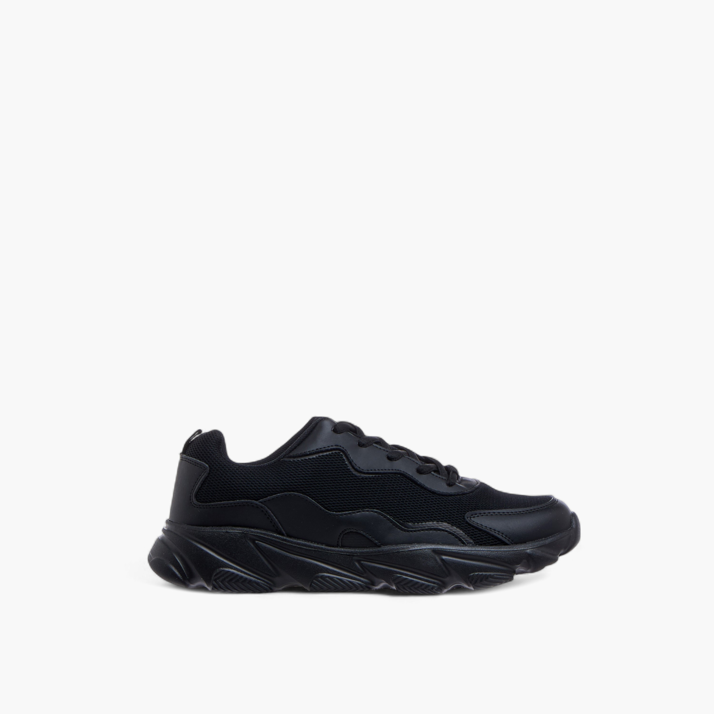 Oaklan by Shoexpress Panelled Lace-Up Sports Shoes-sports-women-shoes-image-3