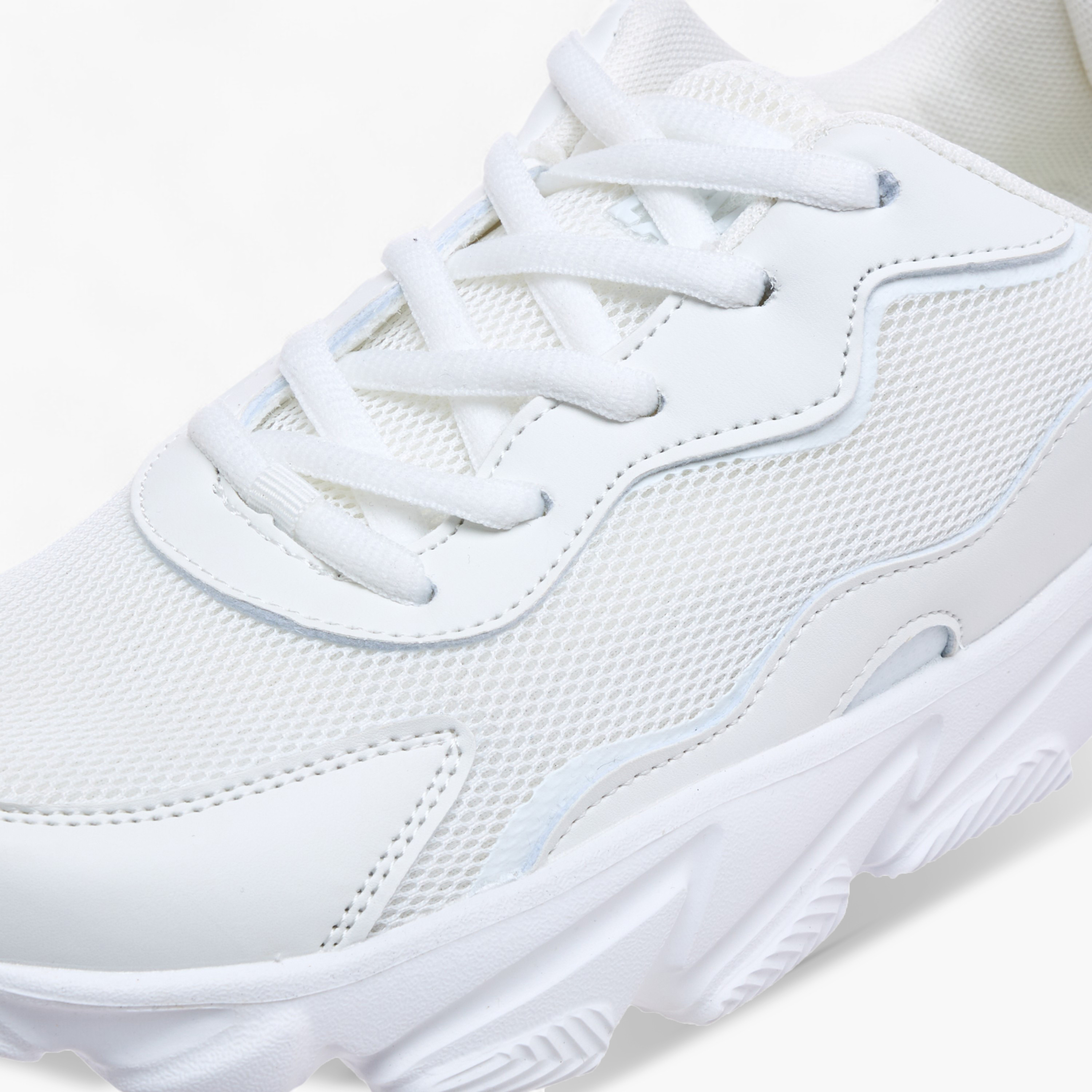 Oaklan by Shoexpress Panelled Lace-Up Sports Shoes-sports-women-shoes-image-4