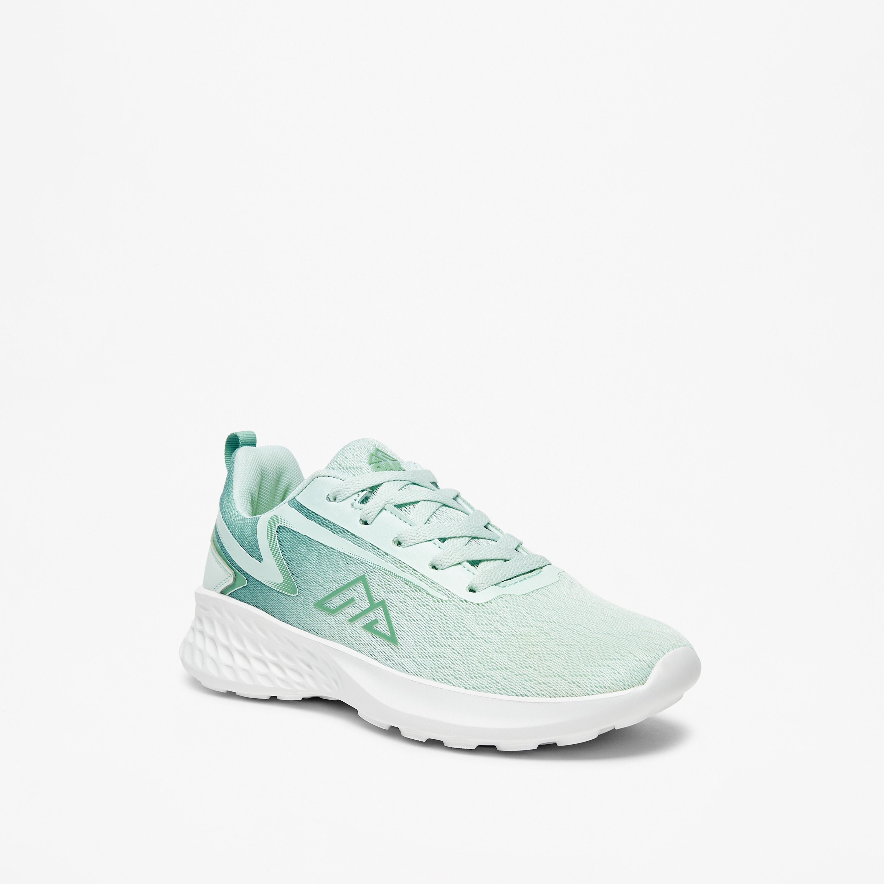 Oaklan by Shoexpress Textured Lace-Up Sports Shoes-sports-women-shoes-image-1