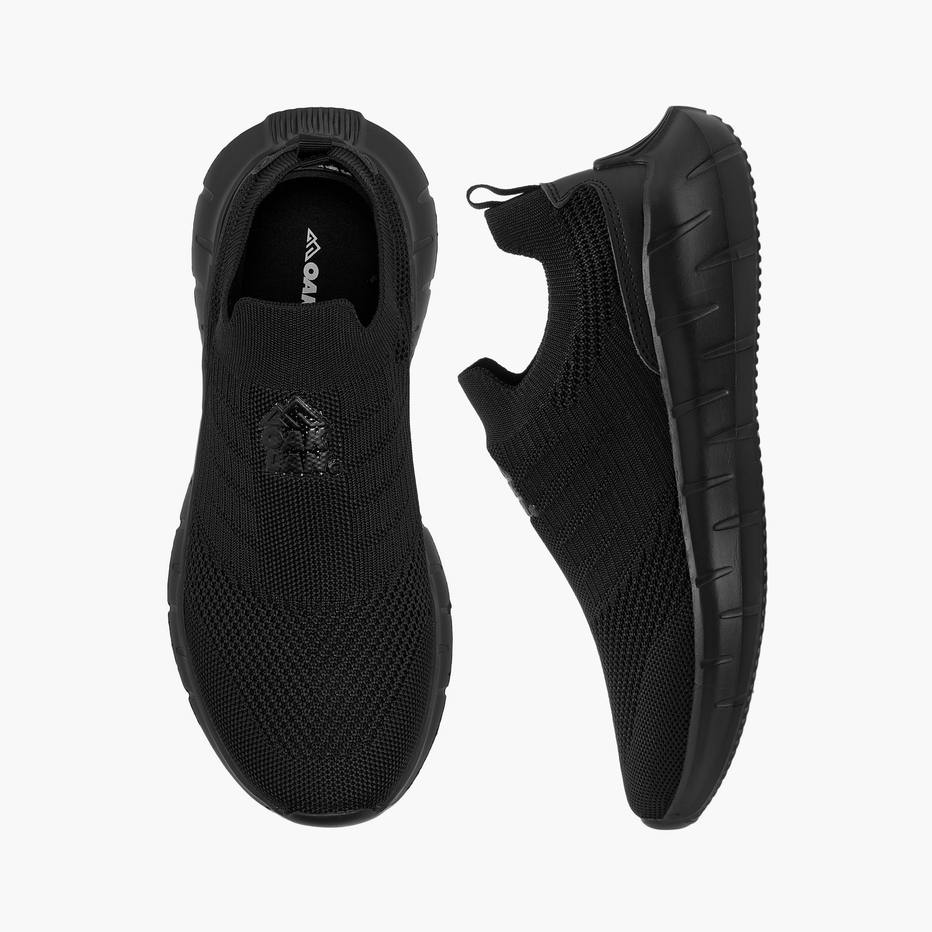 Oaklan by Shoexpress Logo Print Slip-On Sports Shoes-sports-women-shoes-image-1