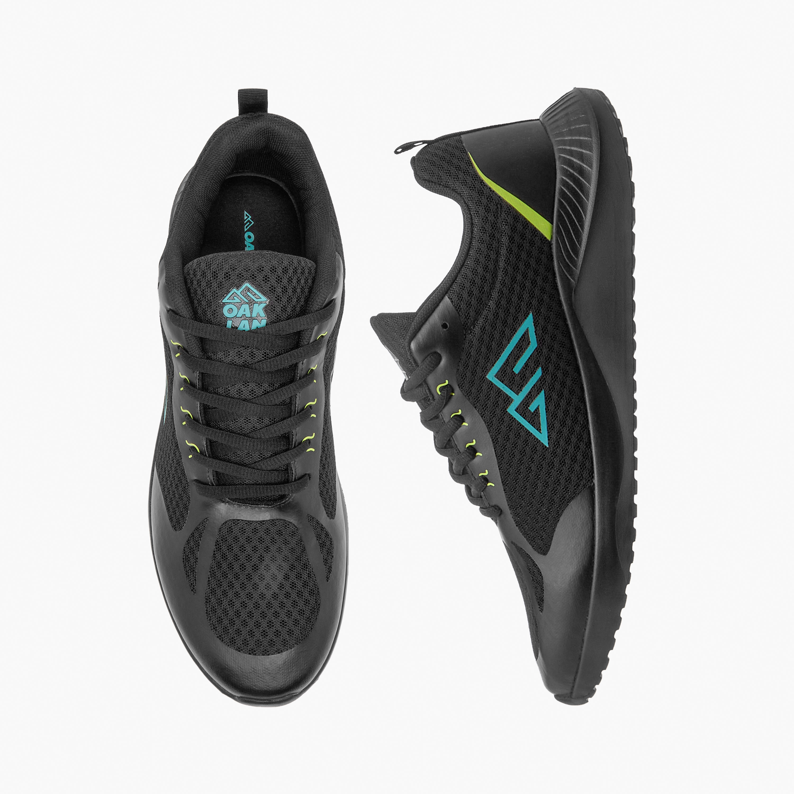 Oaklan by Shoexpress Panelled Sports Shoes with Lace-up Closure-sports-men-shoes-image-1