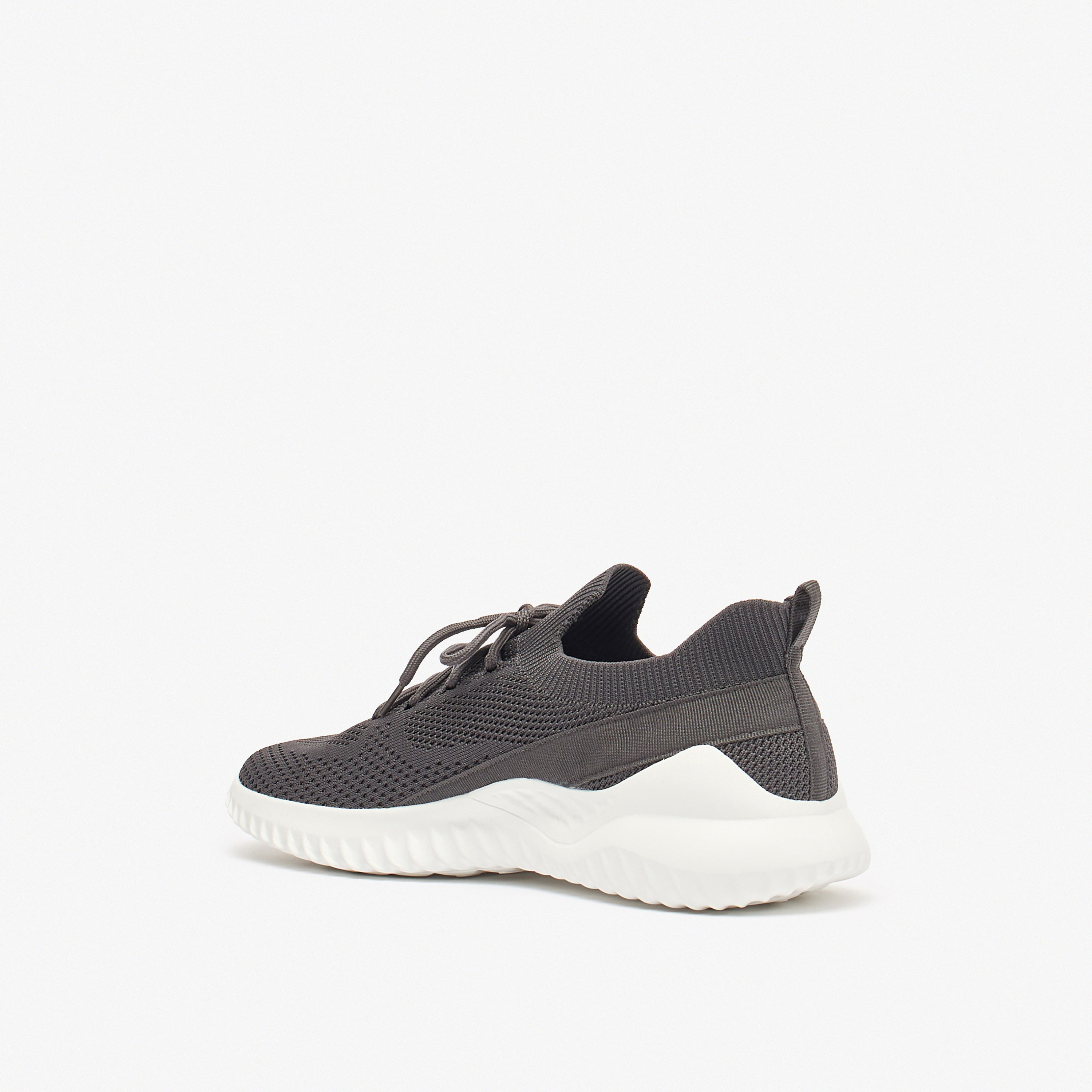 Oakland by Shoexpress Logo Print Slip-On Sports Shoes with Pull Tabs-sports-men-shoes-image-2