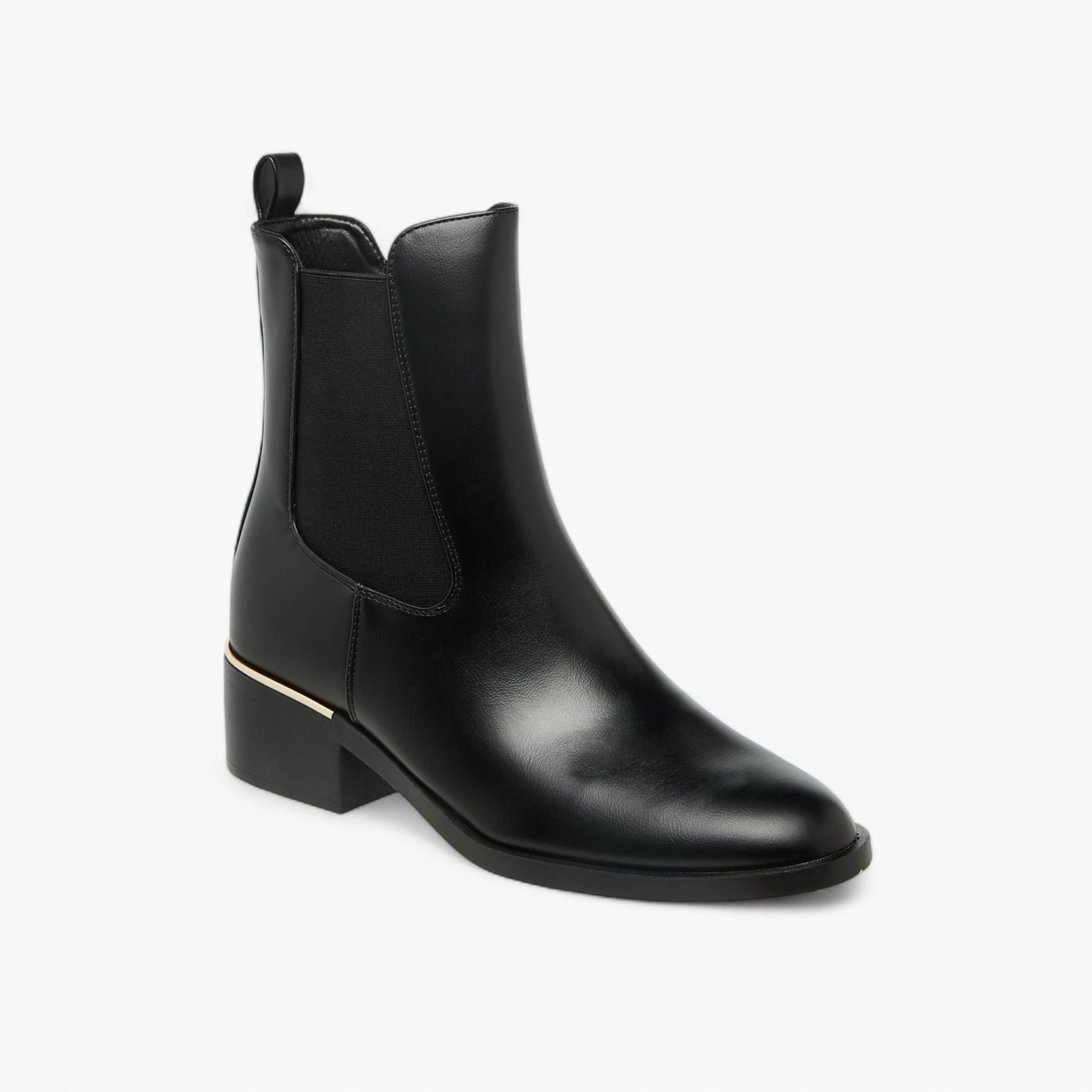 Flora Bella Solid Ankle Boots with Zip Closure-women-shoes-boots-image-2