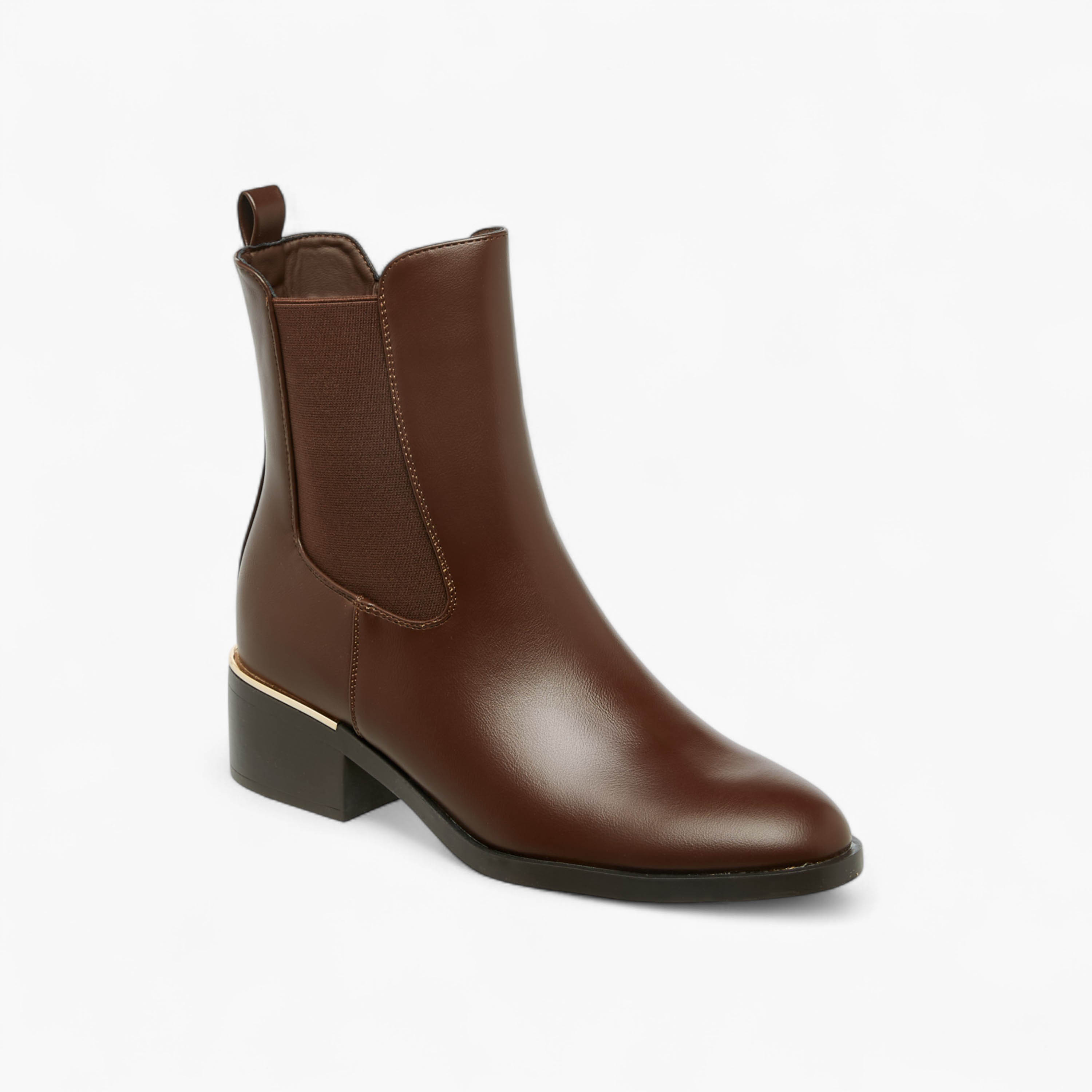 Flora Bella Solid Ankle Boots with Zip Closure-women-shoes-boots-image-2