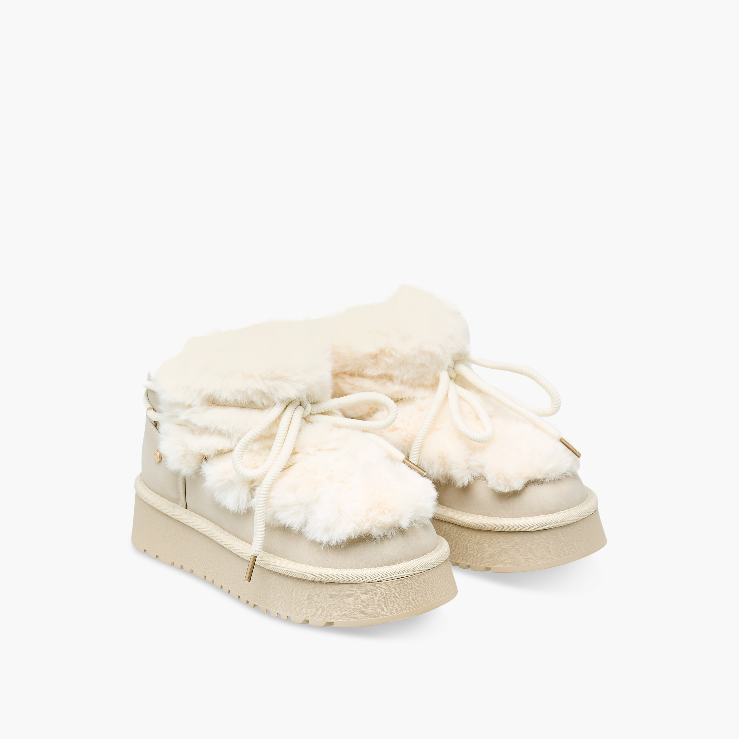 Flora Bella Women Faux Fur Ankle Boots-women-shoes-boots-image-1