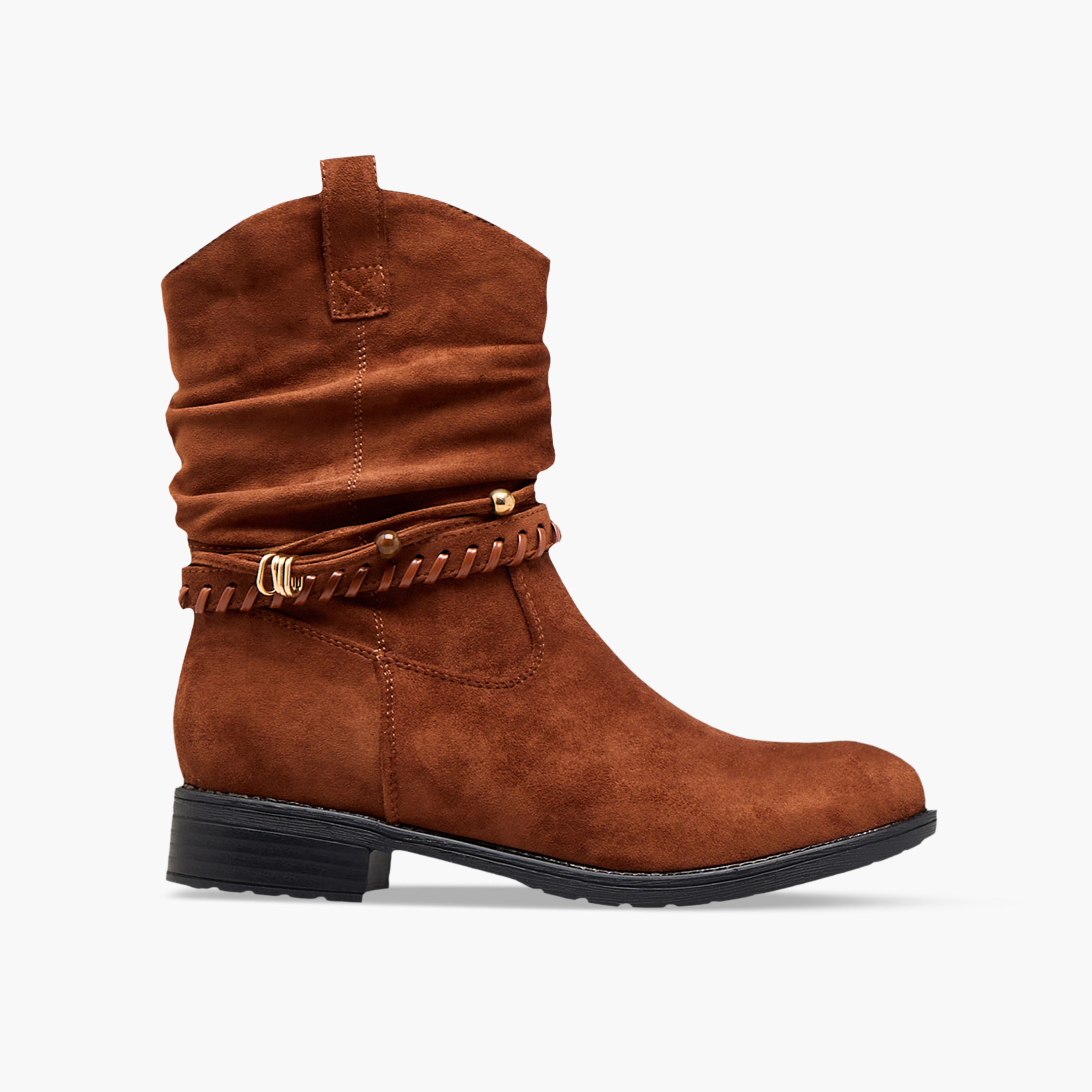 حذاء بوت بطول الكاحل للنساء من فلورا بيلا-women-shoes-boots-image-3