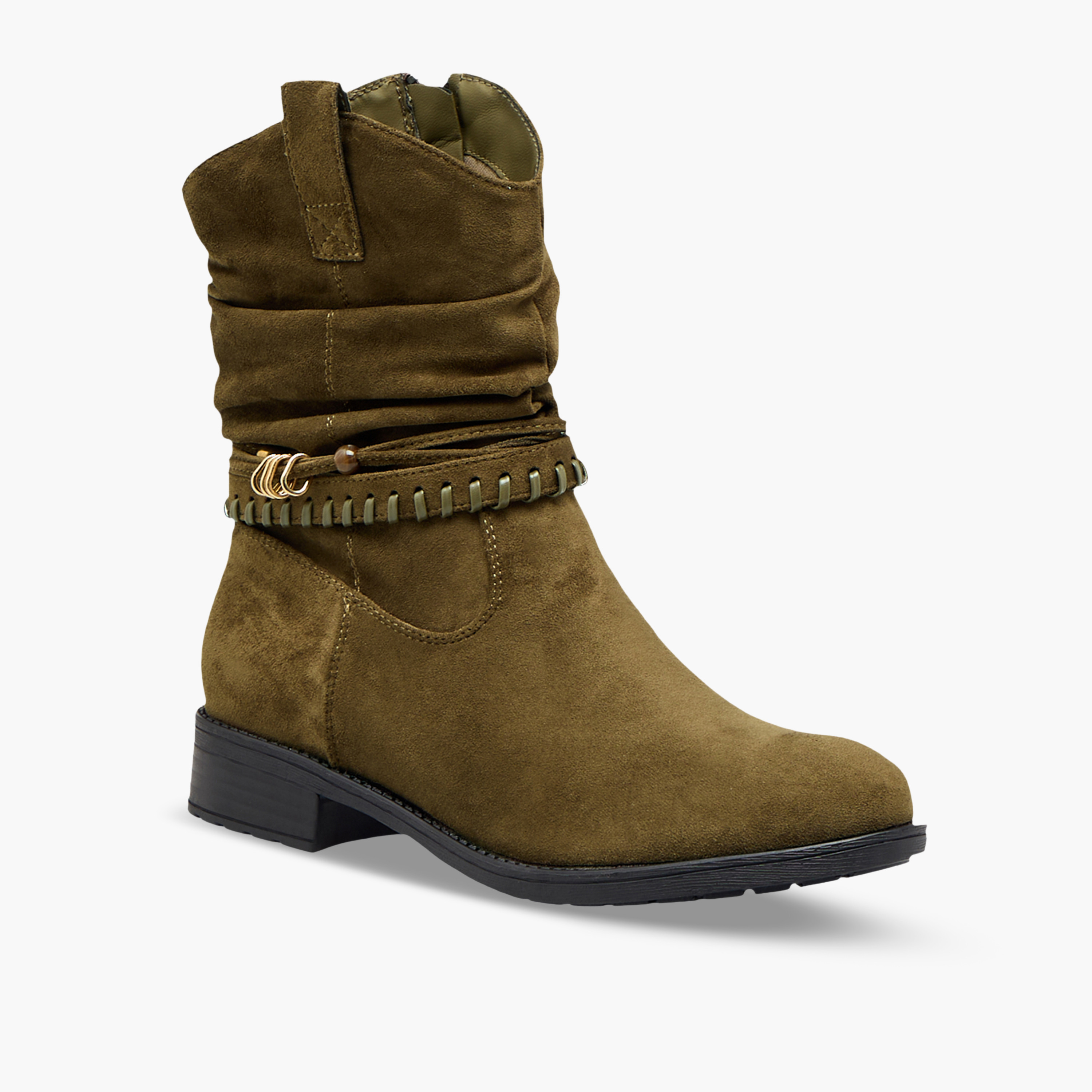 Flora Bella Women Ruched Ankle Boots-women-shoes-boots-image-2