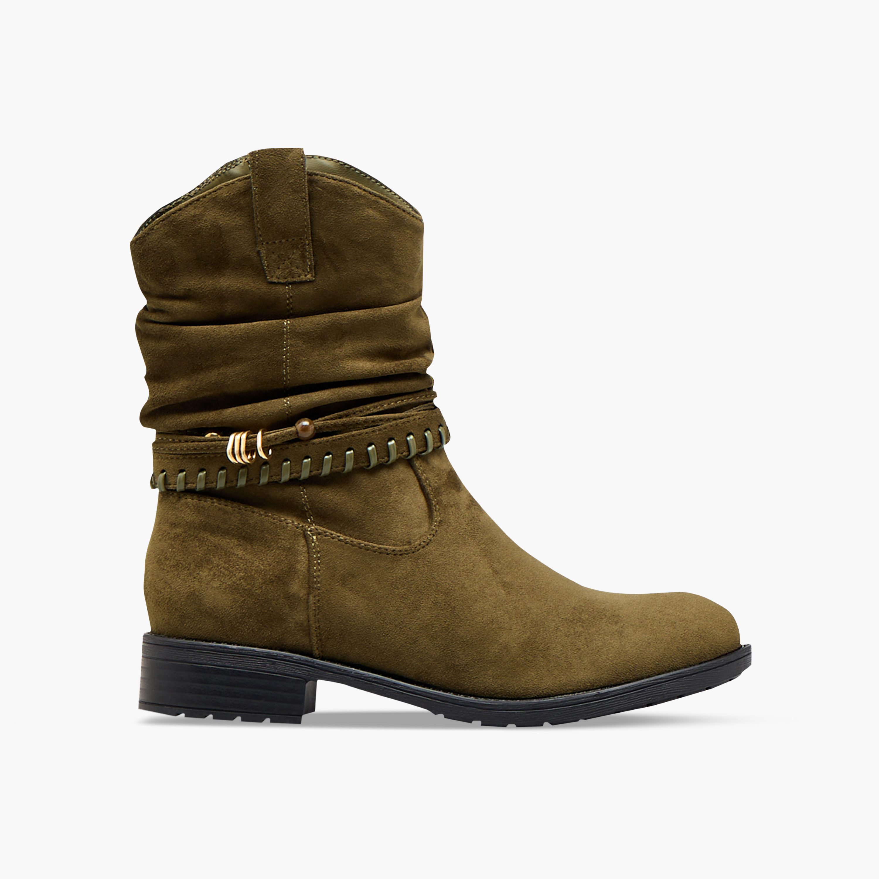 Flora Bella Women Ruched Ankle Boots-women-shoes-boots-image-3