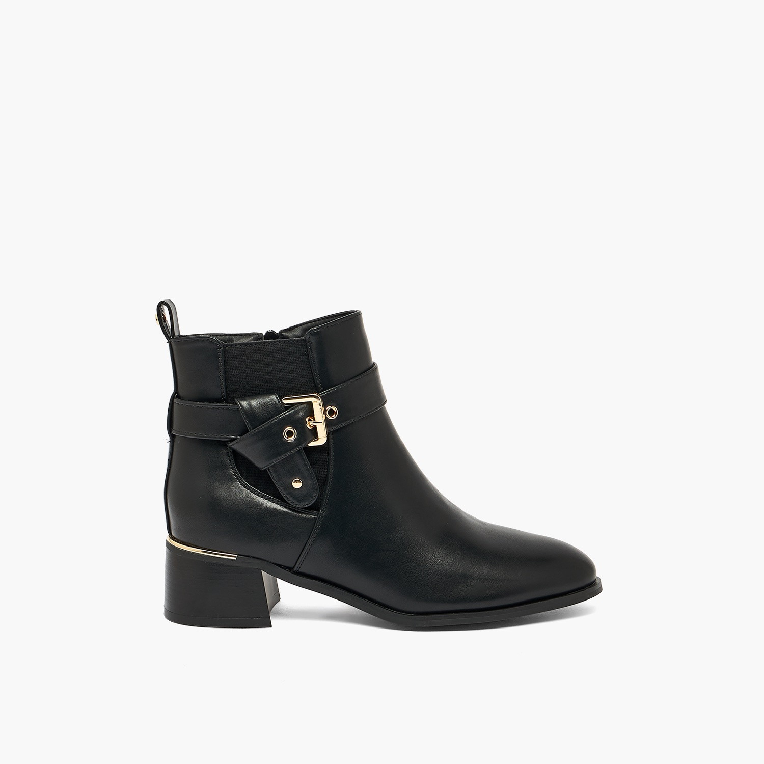 Flora Bella by Shoexpress Women Buckled Block Heel Ankle Boots-women-shoes-boots-image-3