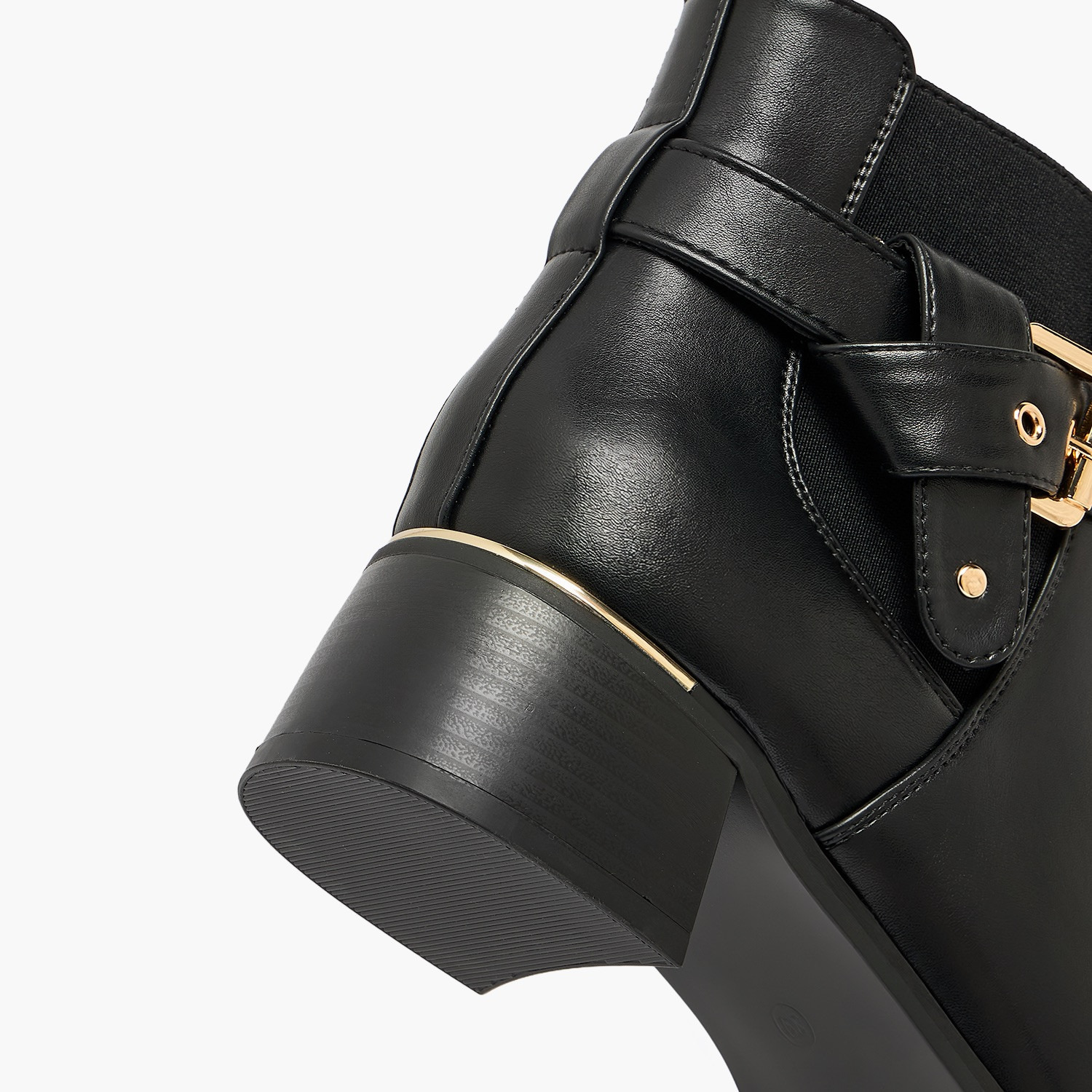 حذاء كاحل نسائي بكعب بلوك مزود بإبزيم من فلورا بيلا - شوإكسبرس-women-shoes-boots-image-5