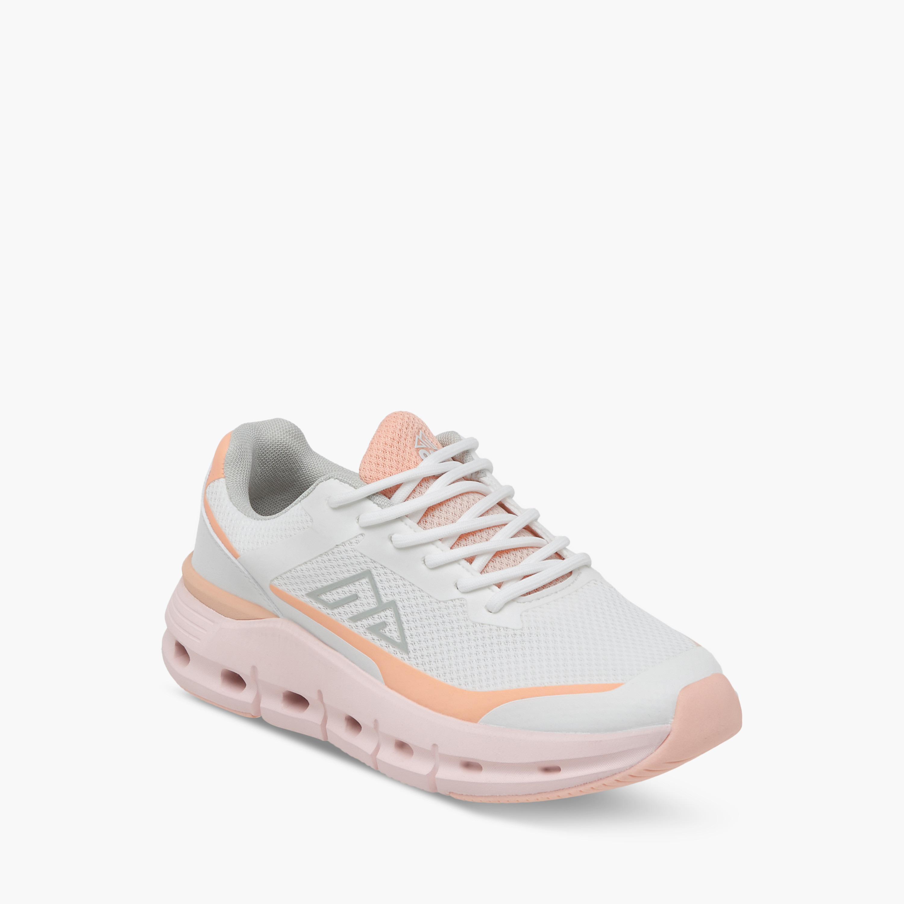 Oaklan by Shoexpress Panelled Sports Shoes with Lace-Up Closure-women-shoes-sneakers-image-2