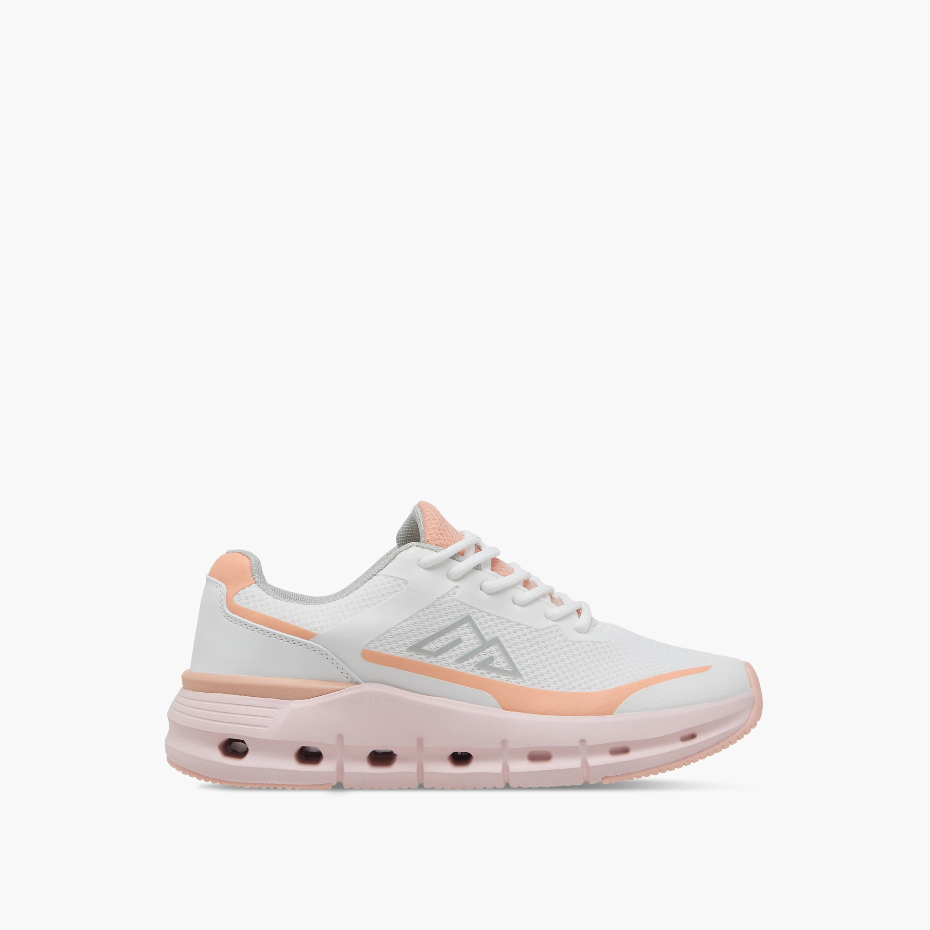 Oaklan by Shoexpress Panelled Sports Shoes with Lace-Up Closure-women-shoes-sneakers-image-3