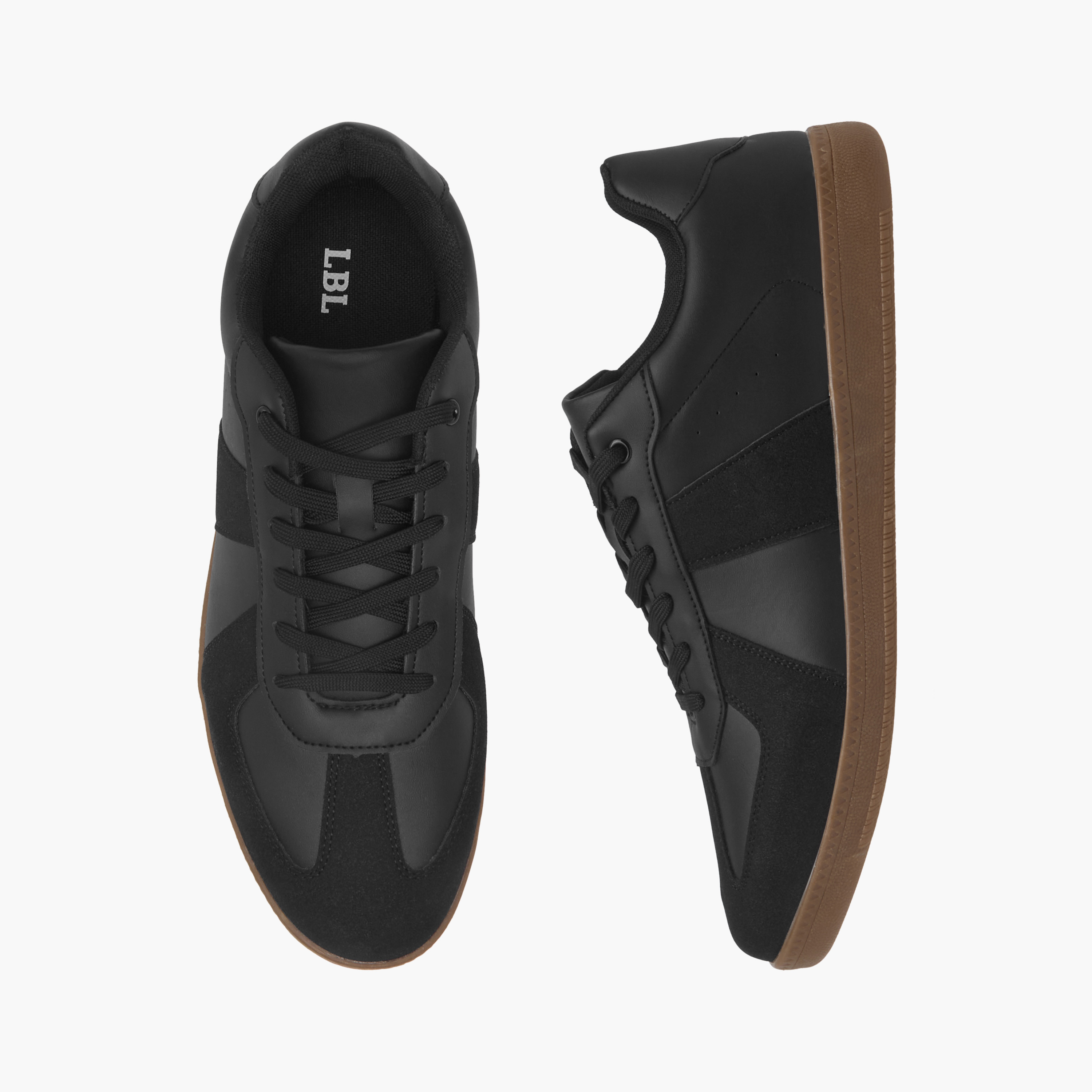 LBL by Shoexpress Men's Panelled Sneakers with Lace-Up Closure-men-shoes-sneakers-image-1