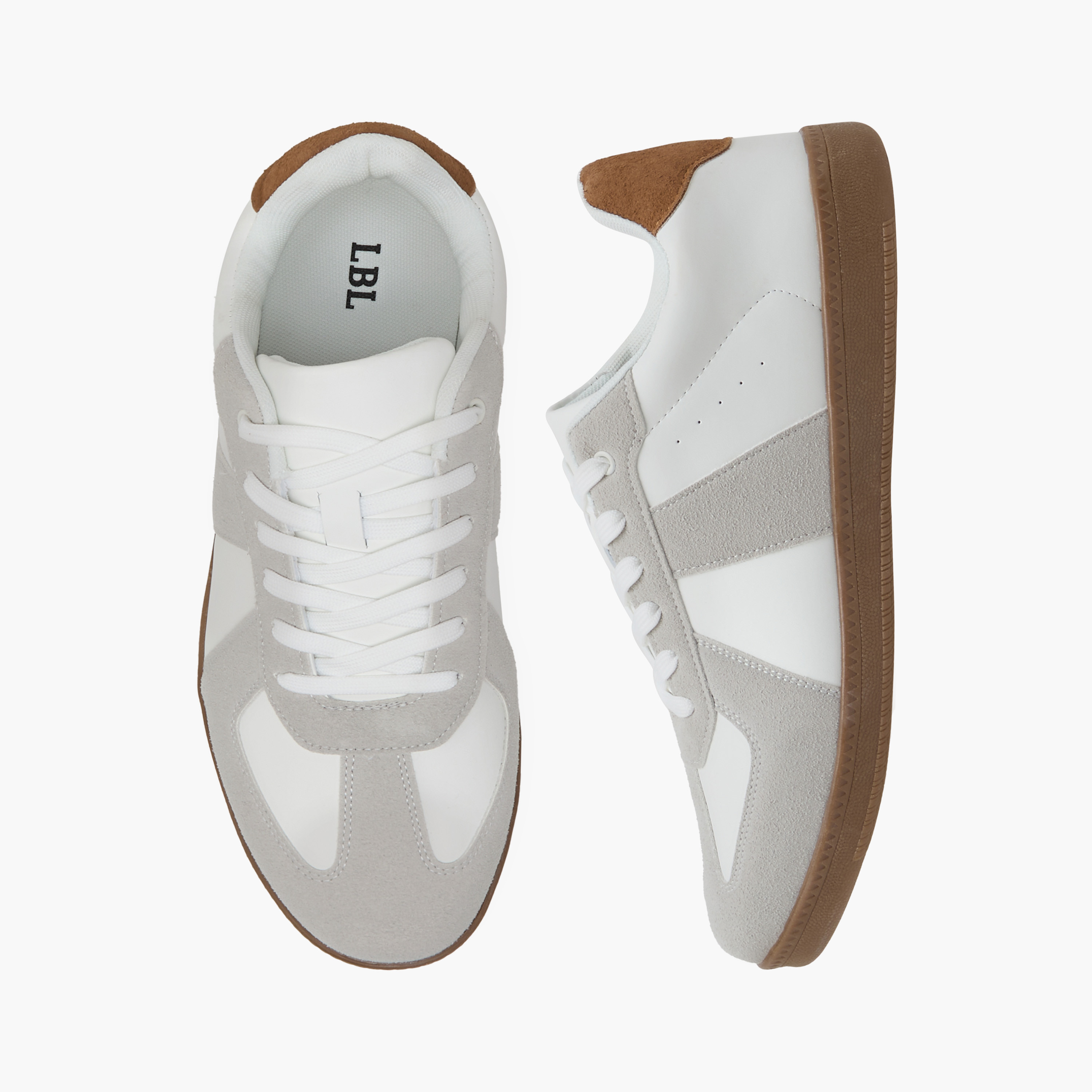 LBL by Shoexpress Men's Panelled Sneakers with Lace-Up Closure-men-shoes-sneakers-image-1