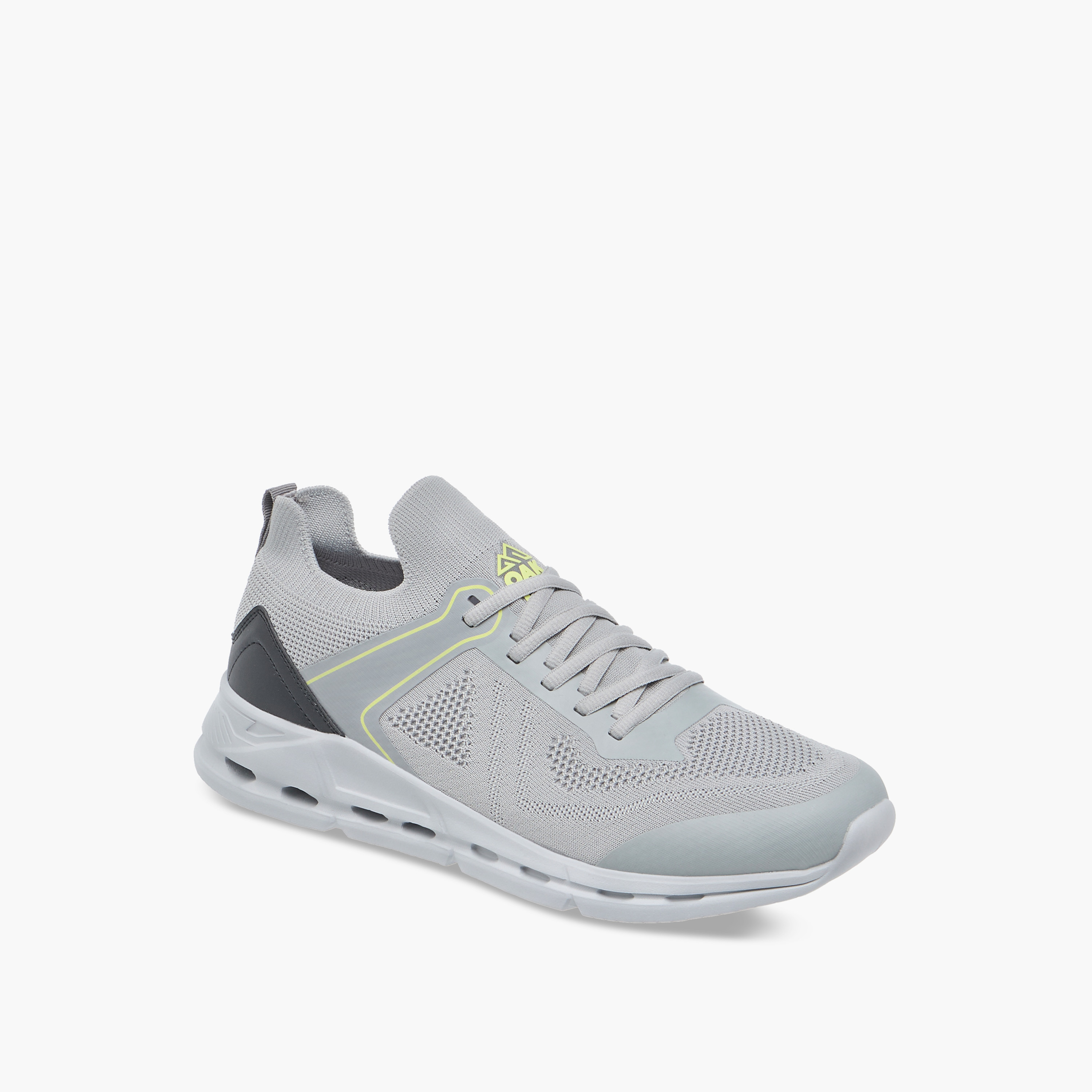 Oaklan by Shoexpress Mesh Detail Sports Shoes with Lace-Up Closure-sports-men-shoes-image-2