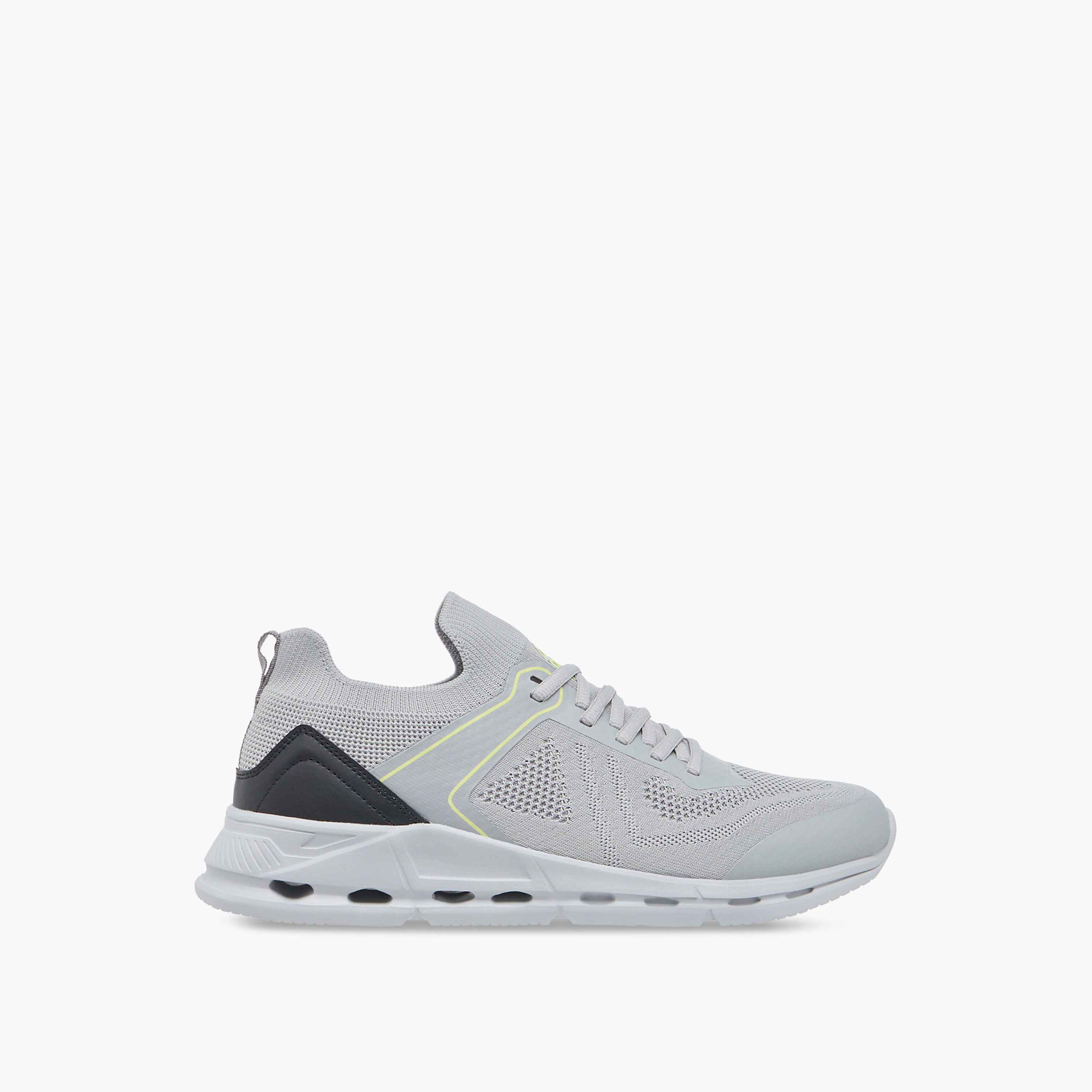 Oaklan by Shoexpress Mesh Detail Sports Shoes with Lace-Up Closure-sports-men-shoes-image-3