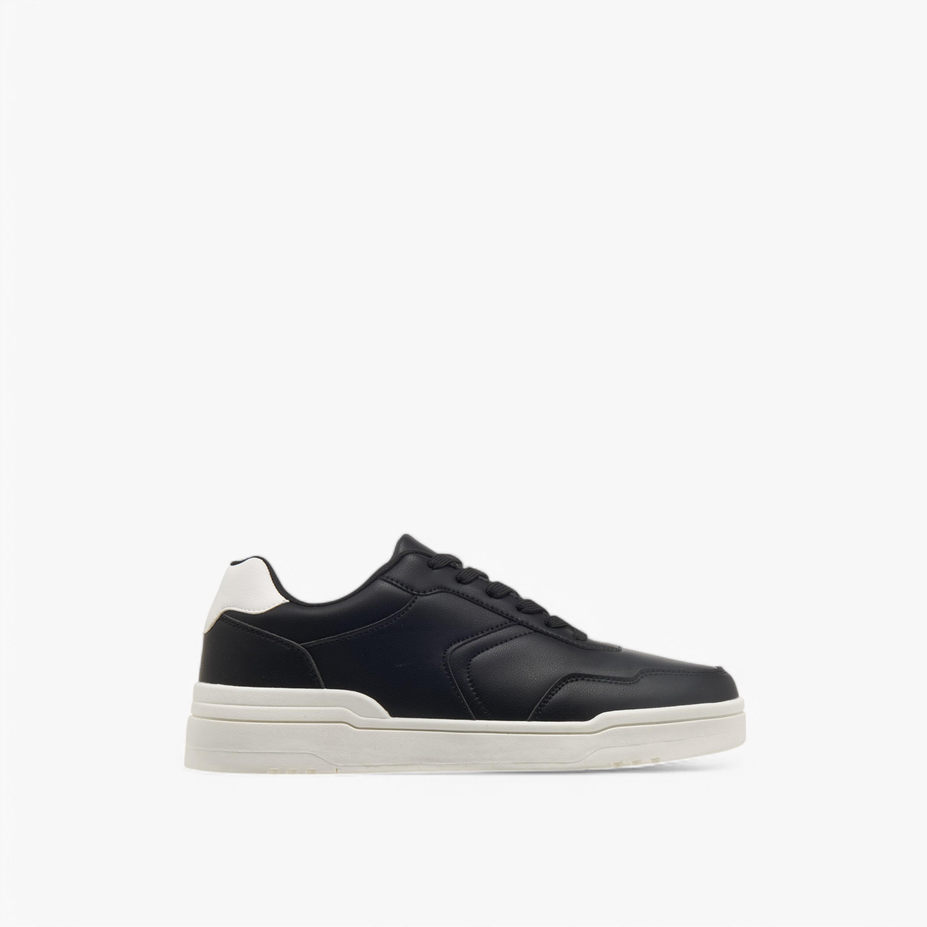 LBL by Shoexpress Panelled Sneakers with Lace-Up Closure-men-shoes-sneakers-image-3