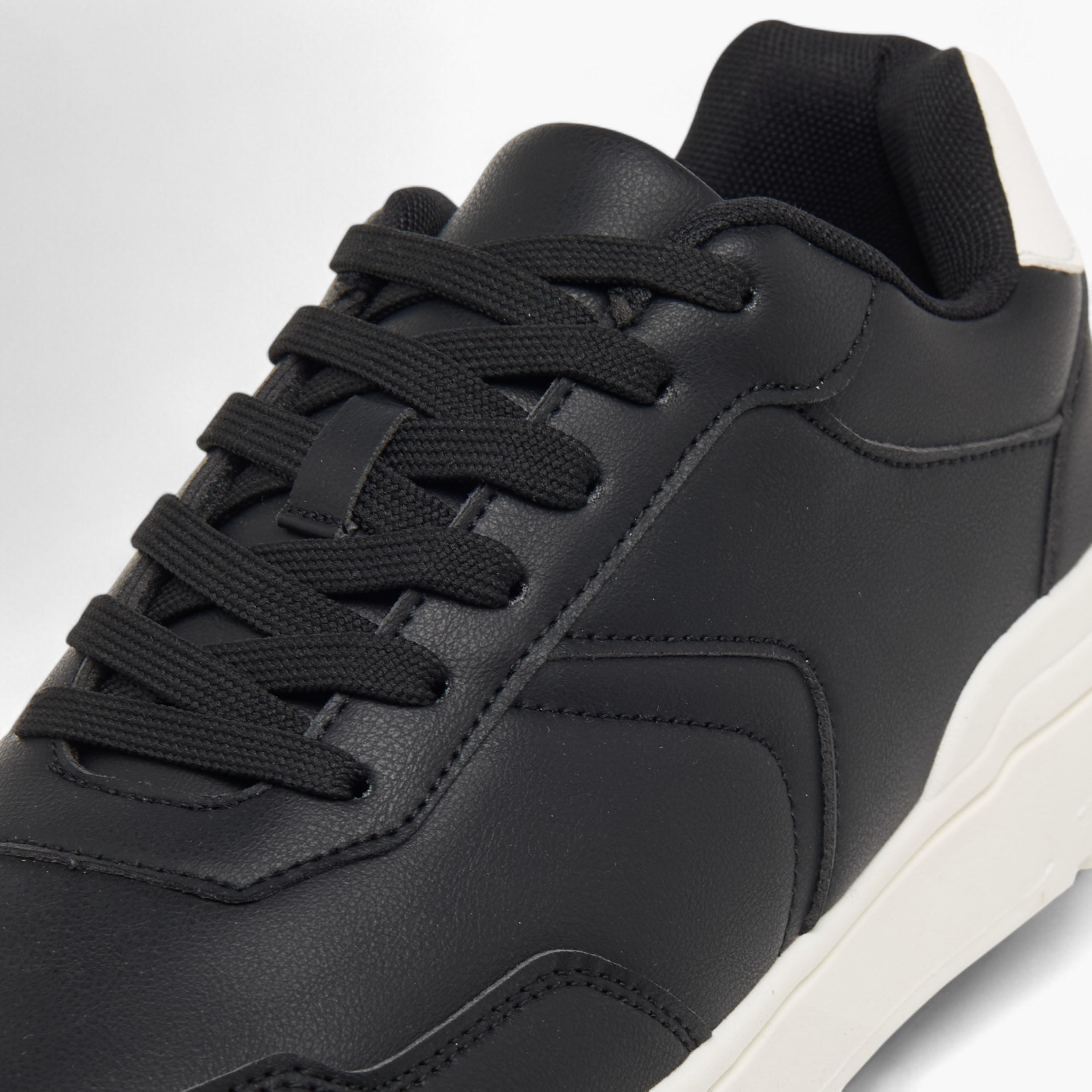 LBL by Shoexpress Panelled Sneakers with Lace-Up Closure-men-shoes-sneakers-image-4